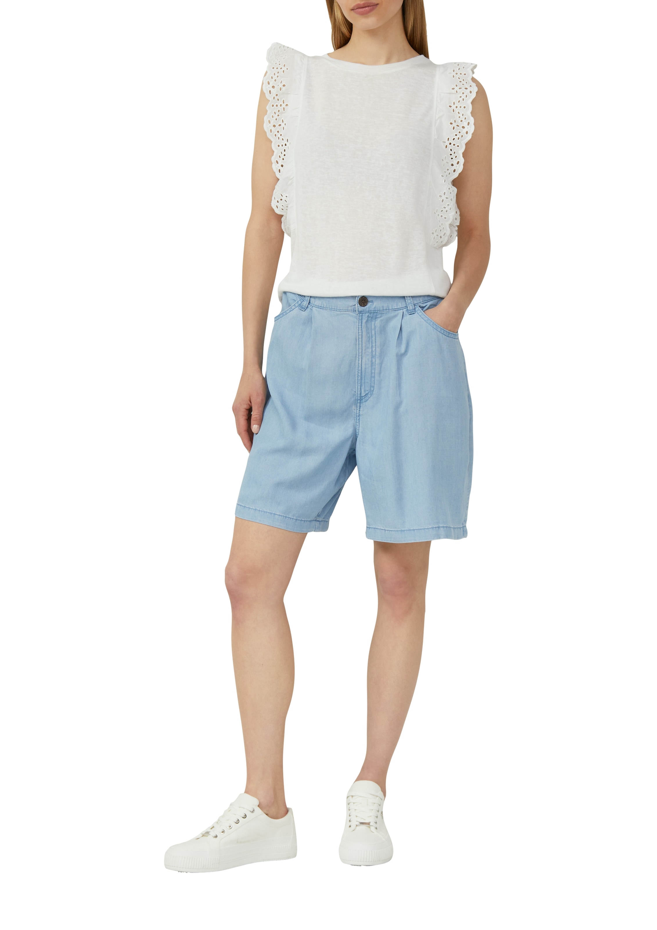 s.Oliver Bermudas, Sommerhose aus weichem Lyocell
