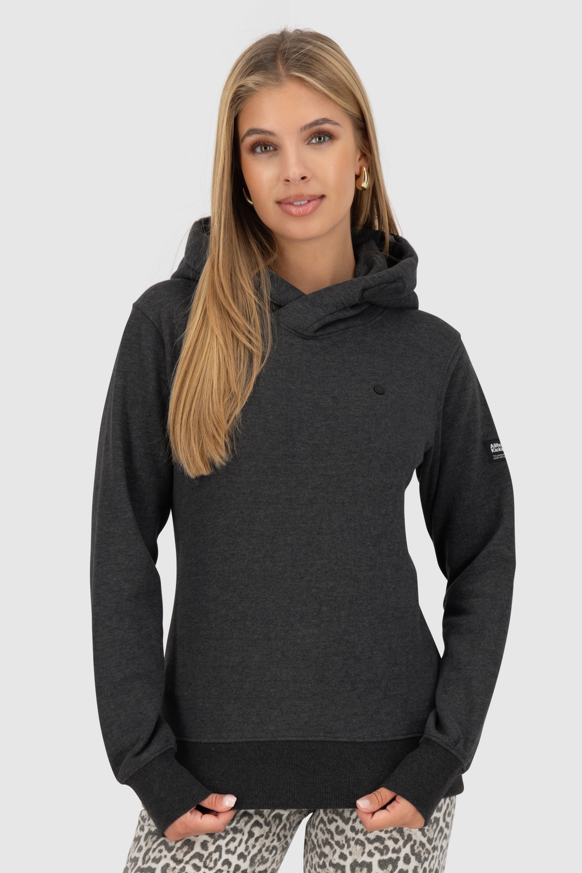 Alife & Kickin Kapuzensweatshirt »Damen SarinaAK A«, Hoodie Kapuzenpullover, Sweatshirt mit Kapuze und Kängurutasche
