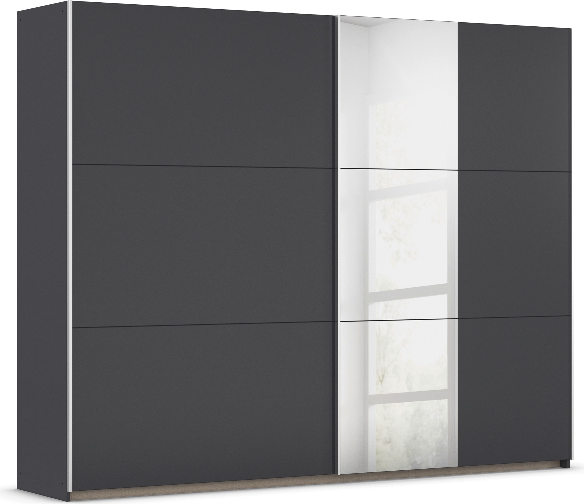 rauch Schwebetürenschrank "Kleiderschrank Schrank Garderobe AURELIO" 3 Ausstattungen BASIC/CLASSIC/PREMIUM (inkl. SOFT-CLOSE-FUNKTION), zeitloses Design, viele Farben, Breiten 175/218/261 cm MADE IN GERMANY