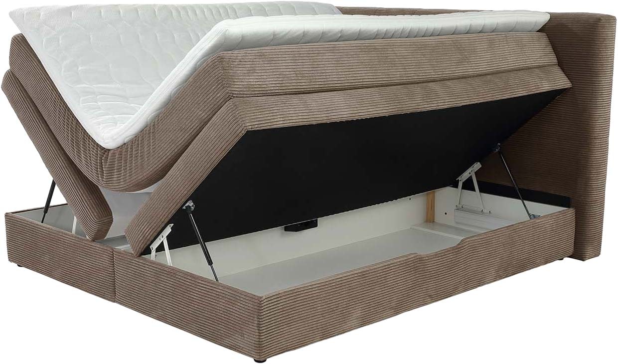Jockenhöfer Gruppe Boxspringbett »Amy«, mit Bettkasten und Kaltschaum-Topper, erhältlich in 140 & 180cm Breite