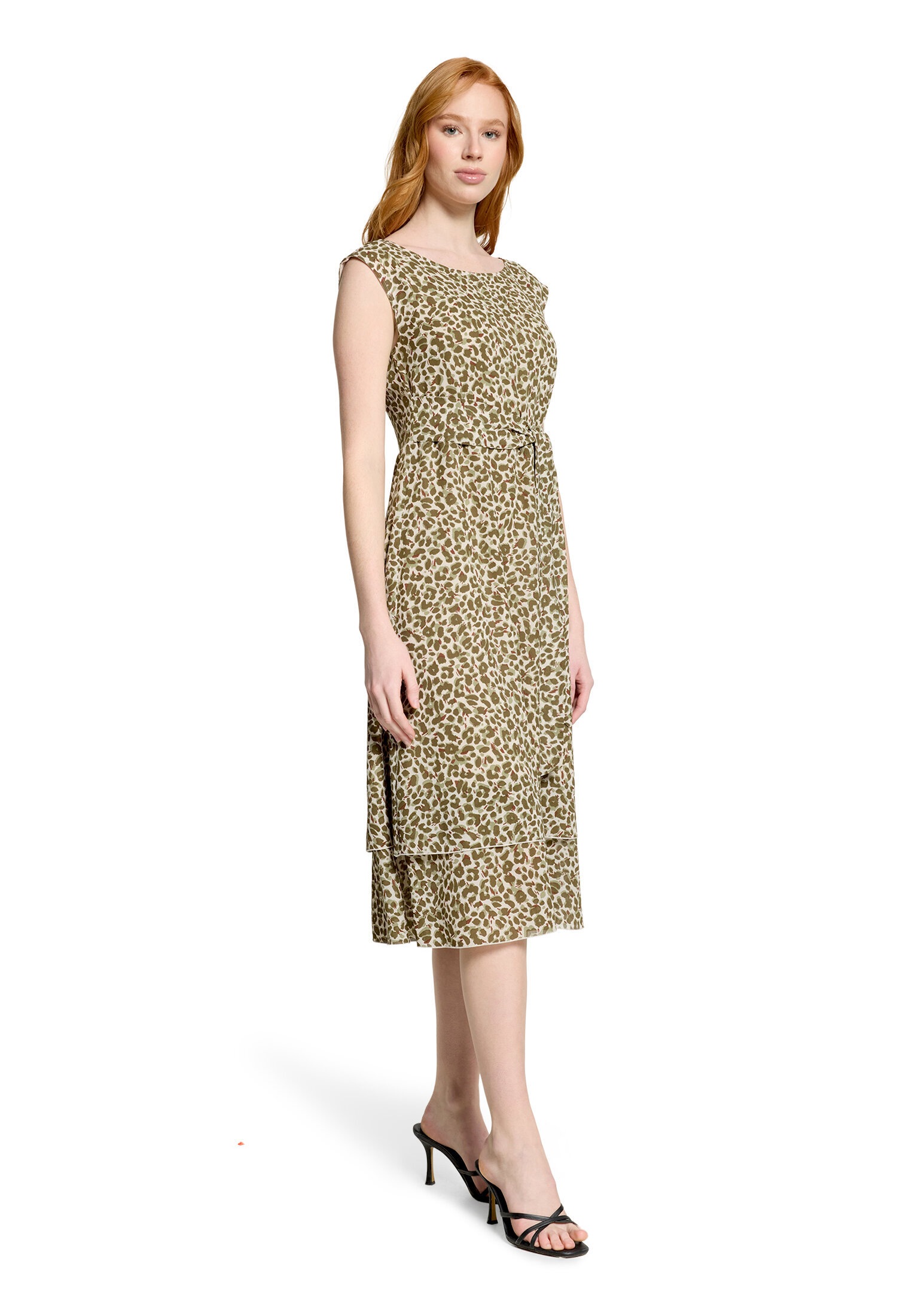 Betty Barclay Chiffonkleid »Damen mit Bindegürtel« Ohne Tasche