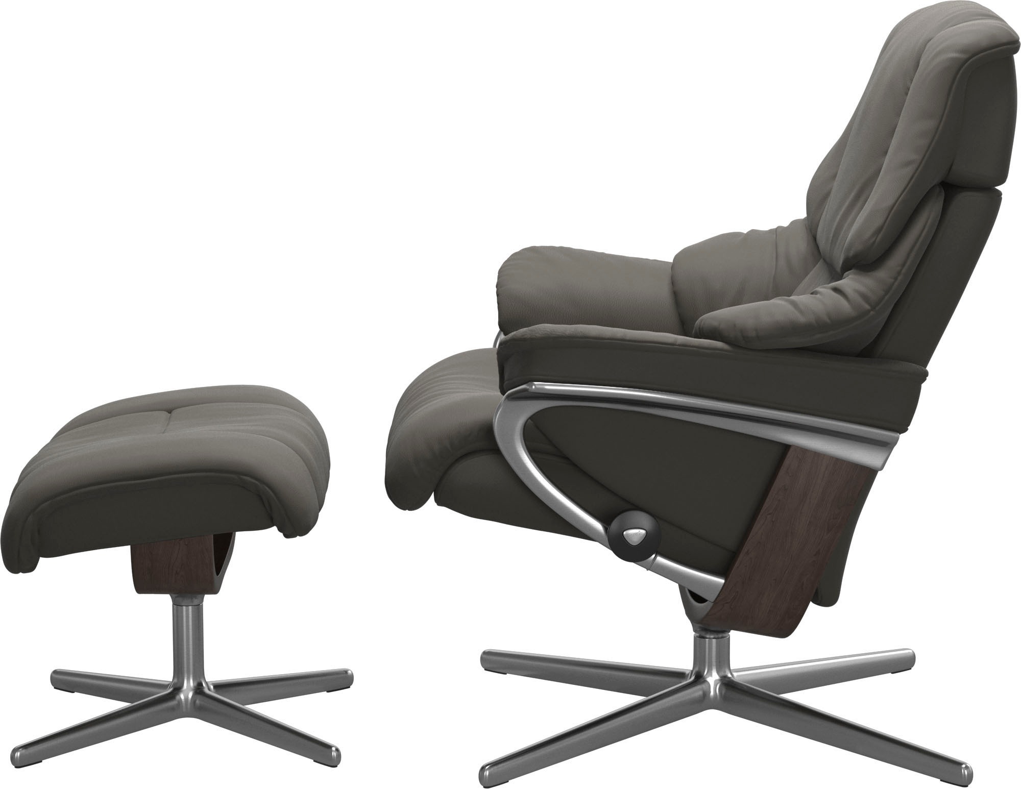 Stressless® Fußhocker »Reno«, mit Cross Base, Größe S, M & L, Holzakzent Wenge