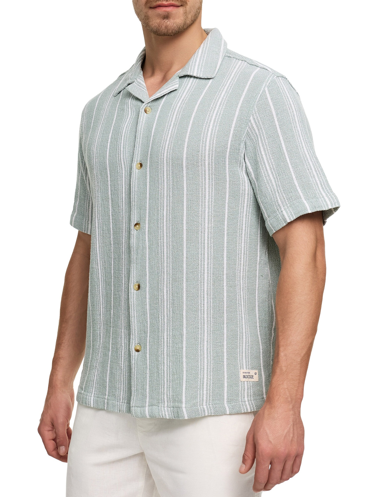 Indicode Kurzarmhemd "INPoipu" günstig online kaufen
