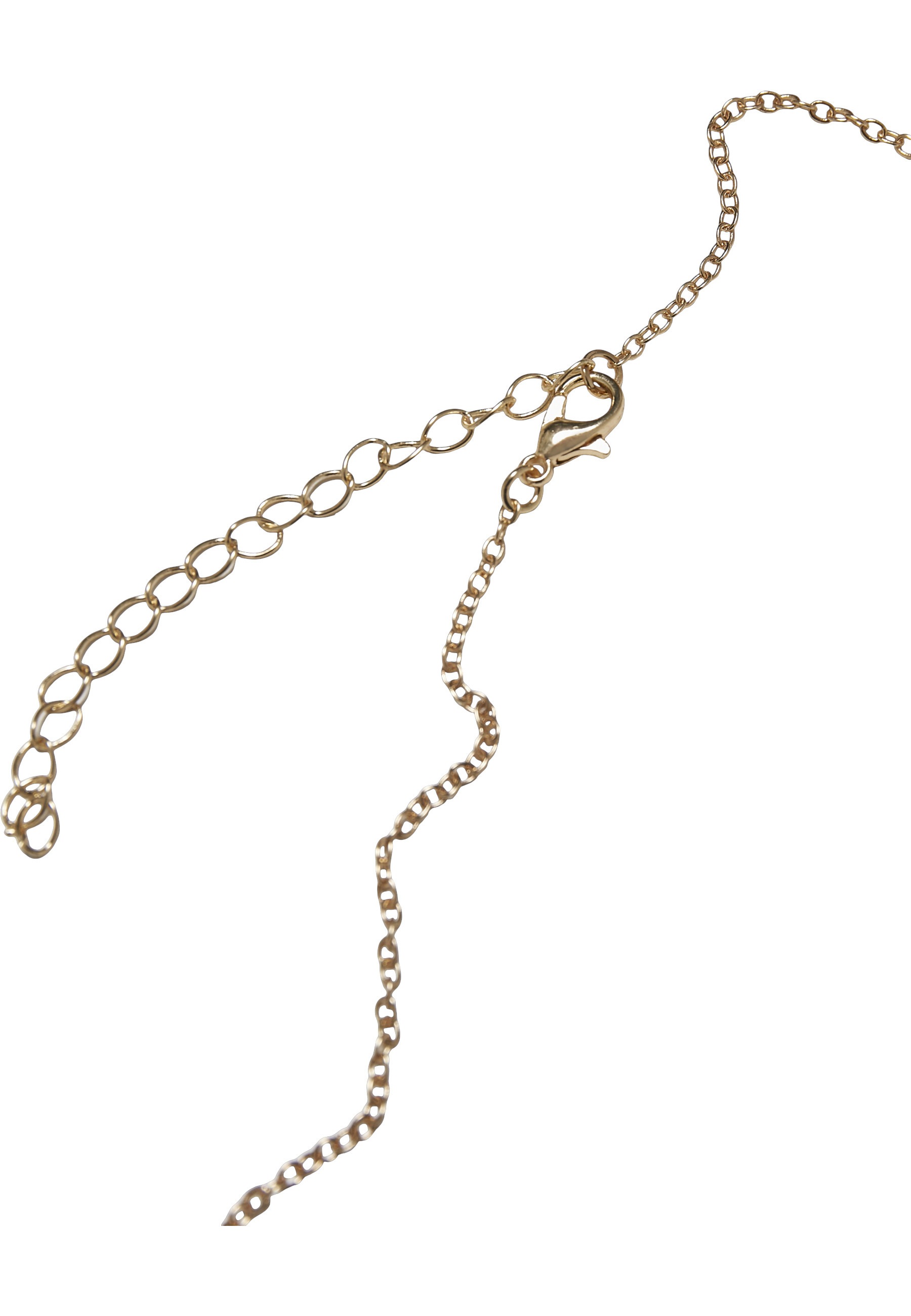 URBAN CLASSICS Edelstahlkette »Urban Classics Unisex Letter Basic Necklace«