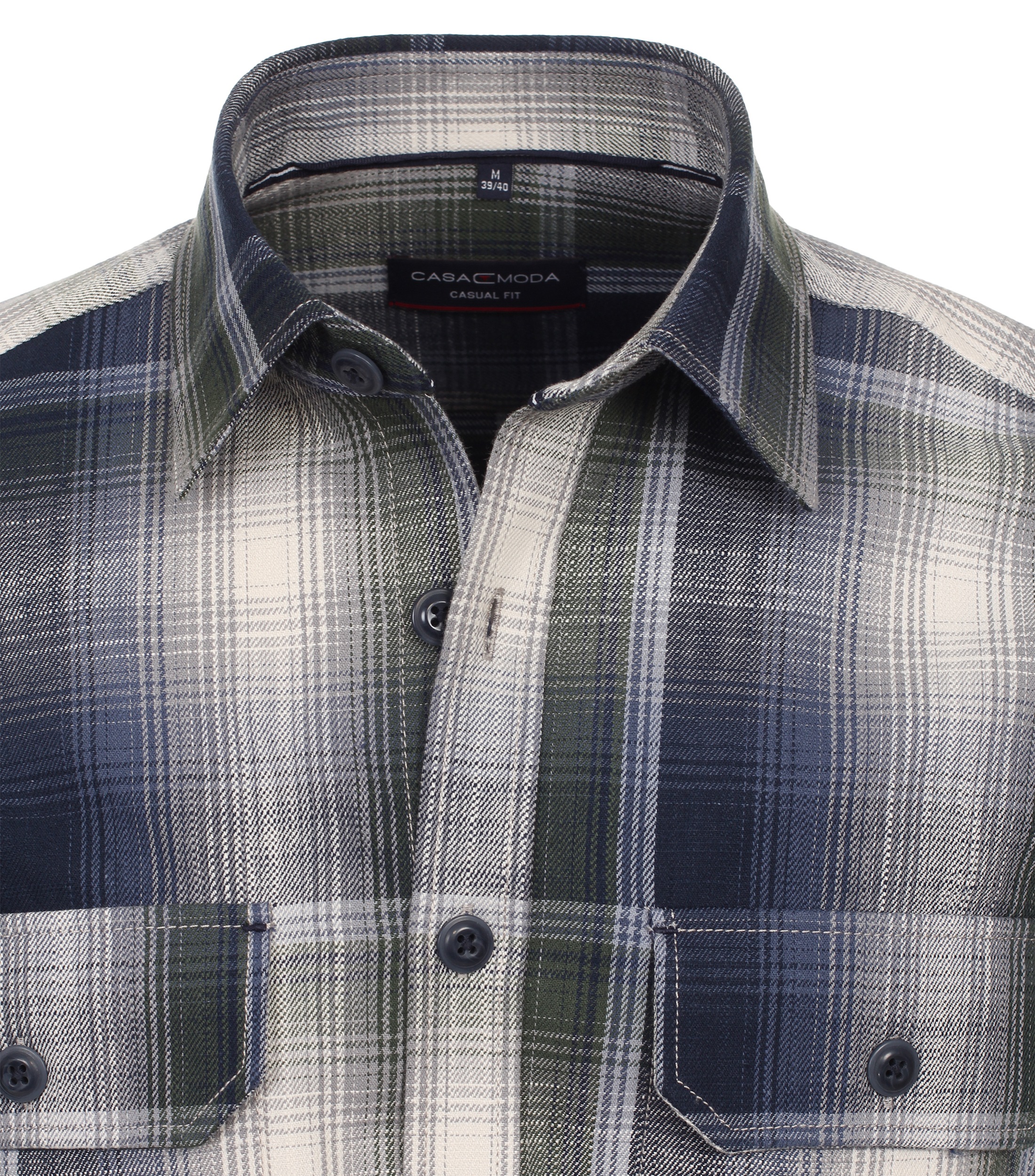 Thumbnail - CASAMODA Langarmhemd "CASAMODA Overshirt kariert"