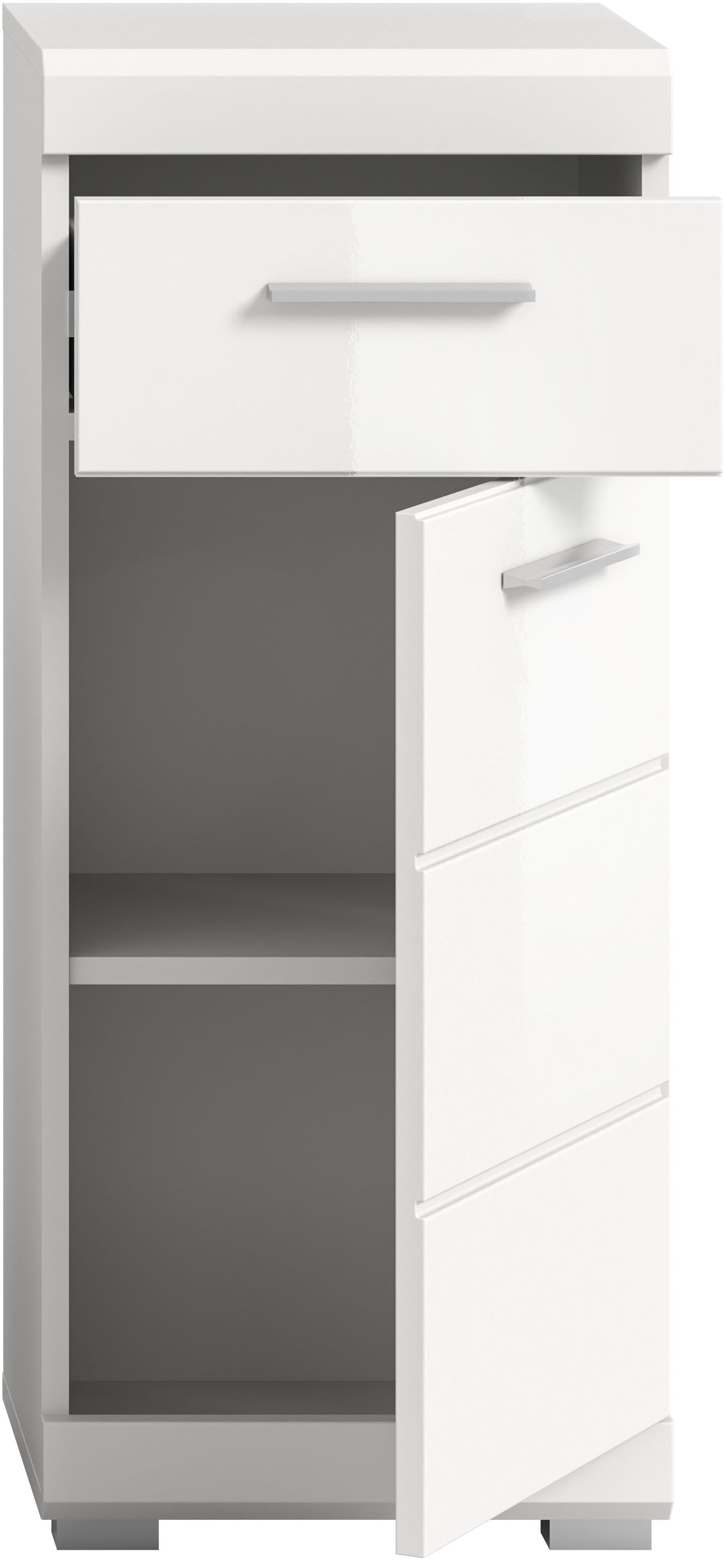 INOSIGN Unterschrank »Siena, Breite 37cm, 1 Tür, 1 Schubkasten, 2 Fächer, MDF-Front«, (1 St.), in verschiedenen Farben erhältlich, Badmöbel, Badschrank, Kommode, Bad