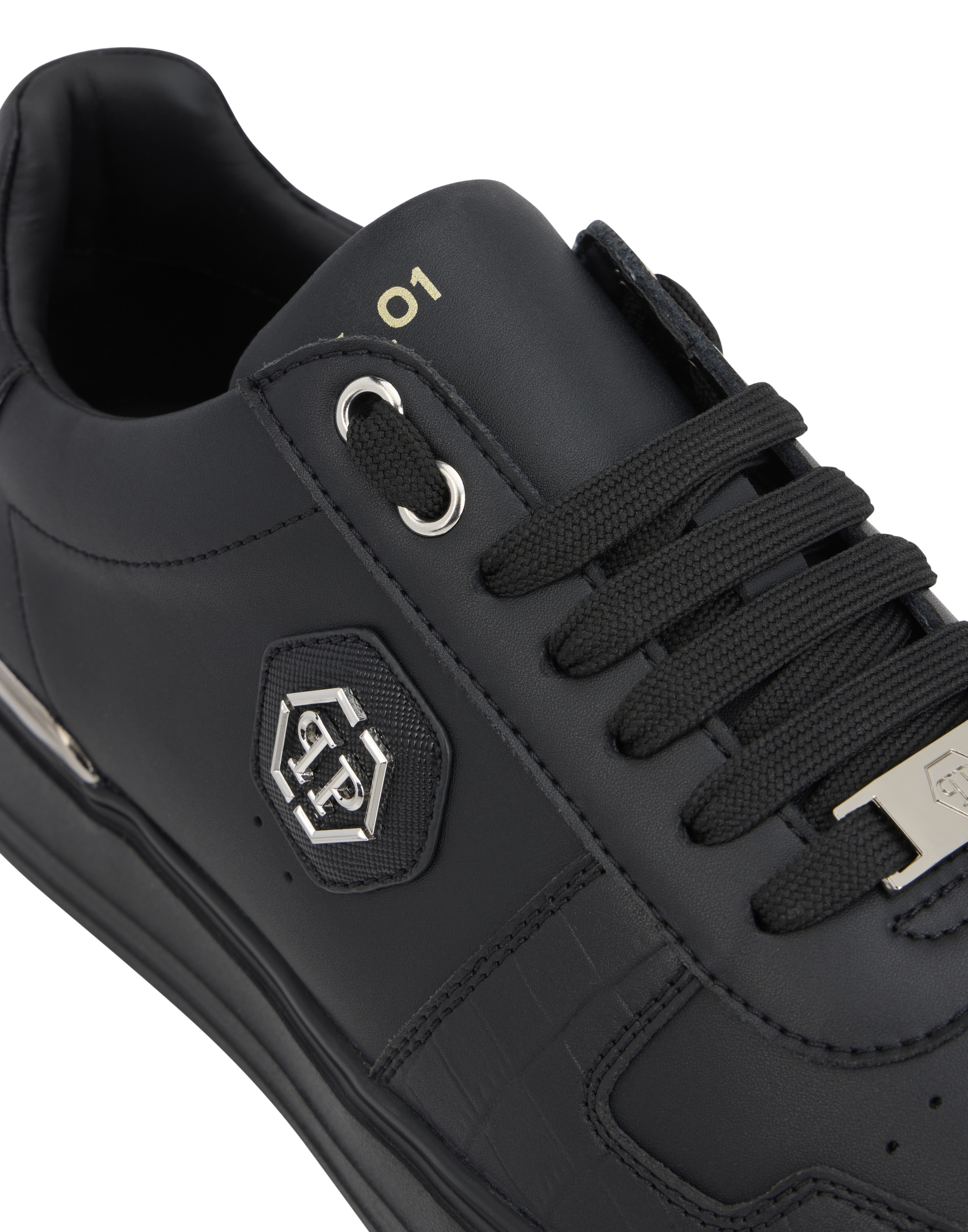 Philipp Plein Cocco Crocco Geprägt Sneaker Black Size 40 5