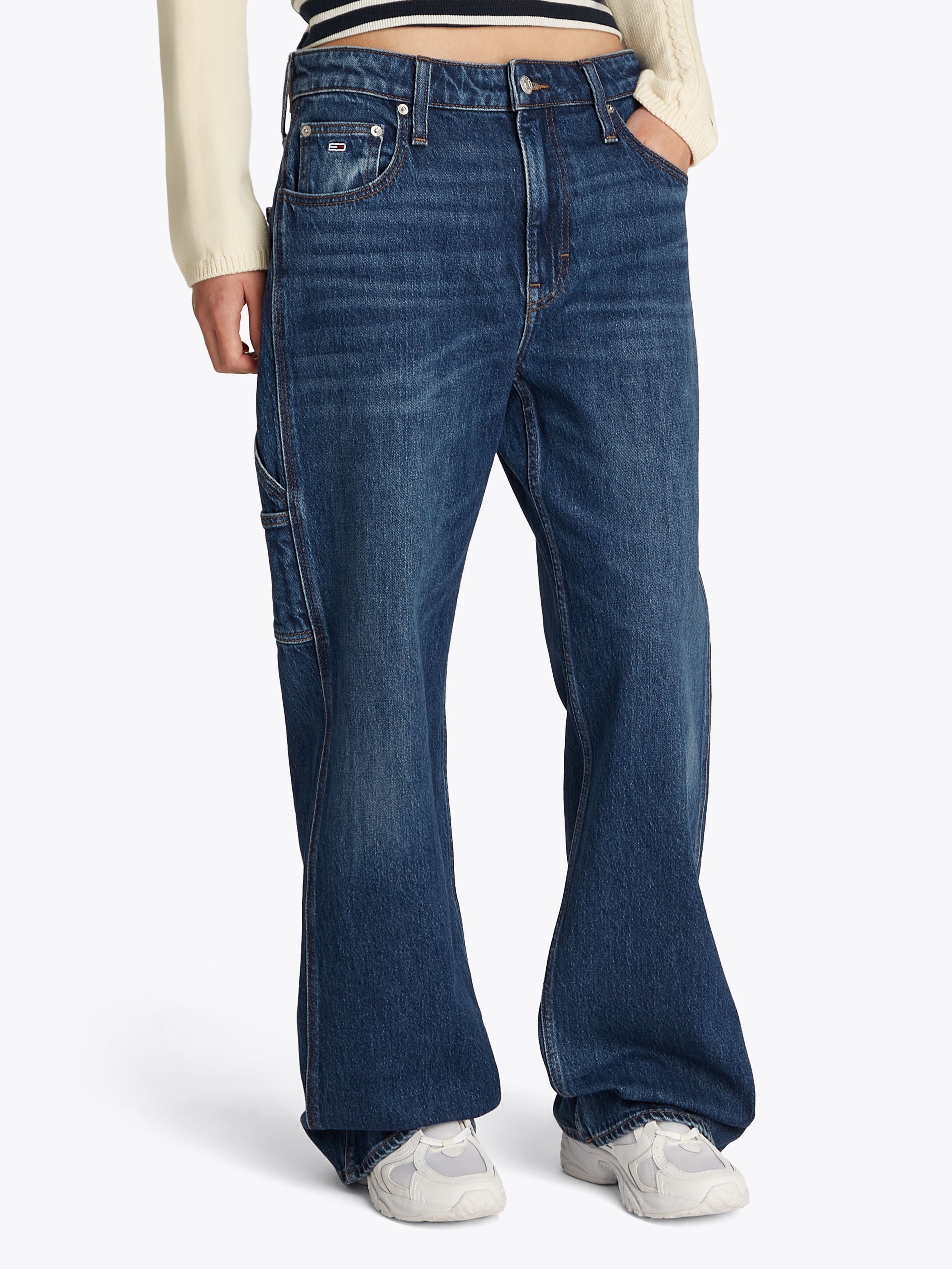 Tommy Jeans Relax-fit-Jeans "MIA MR RLXD STR", in blauer Waschung, mit Hamm günstig online kaufen