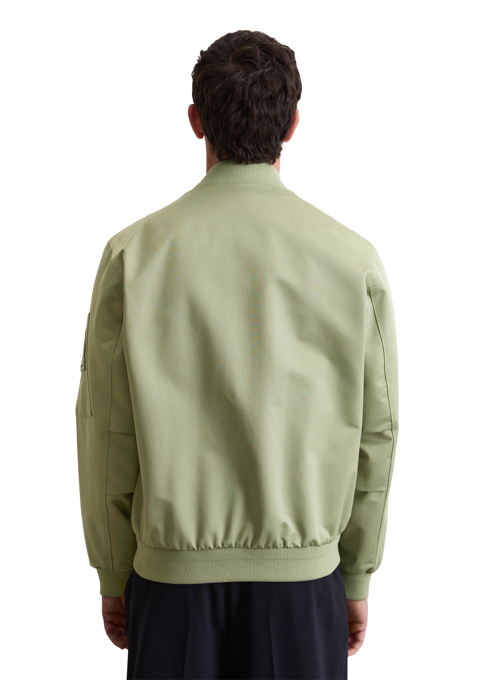 Marc O'Polo Outdoorjacke »aus wasserabweisendem Micro-Canvas«, ohne Kapuze