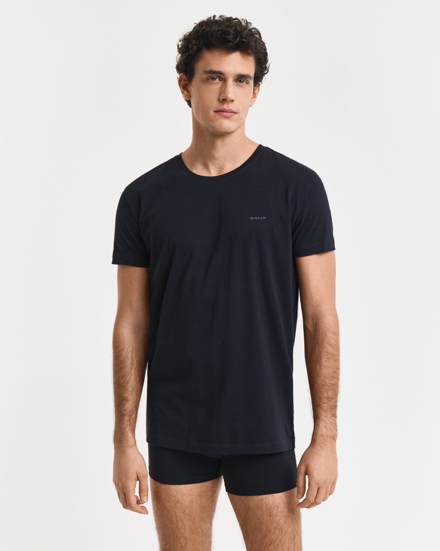 Gant Kurzarmshirt »C-NECK T-SHIRT 2-PACK«, Mit Rundhalsausschnitt