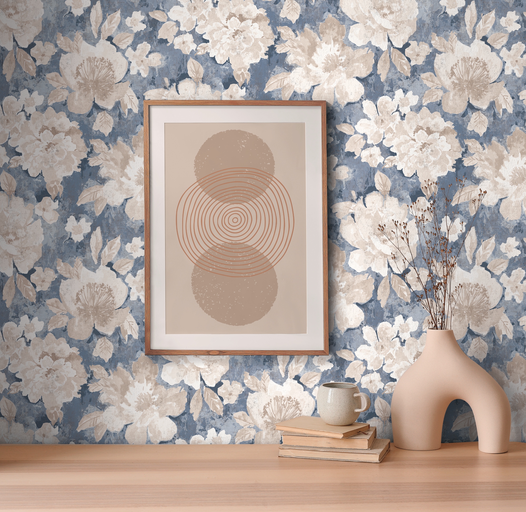 A.S. Création Vliestapete "Aquarell Dreams Blumen-Tapete Mustertapete Aquarellfarben Blumen" matt glatt Vliestapete Landhaus für Schlafzimmer Küche Wohnzimmer Blumen Design