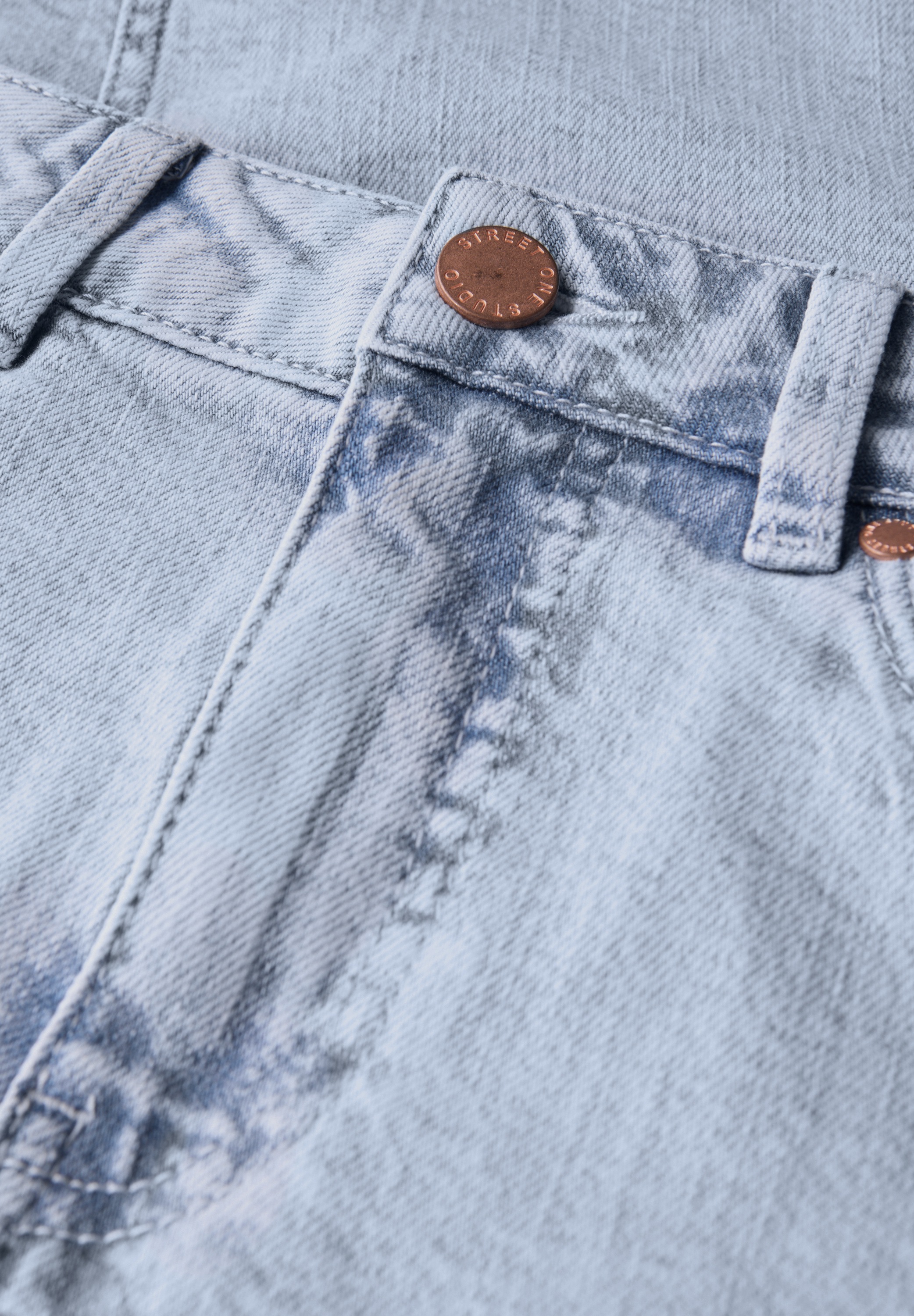 STREET ONE STUDIO Jeansrock, mit Schlitz