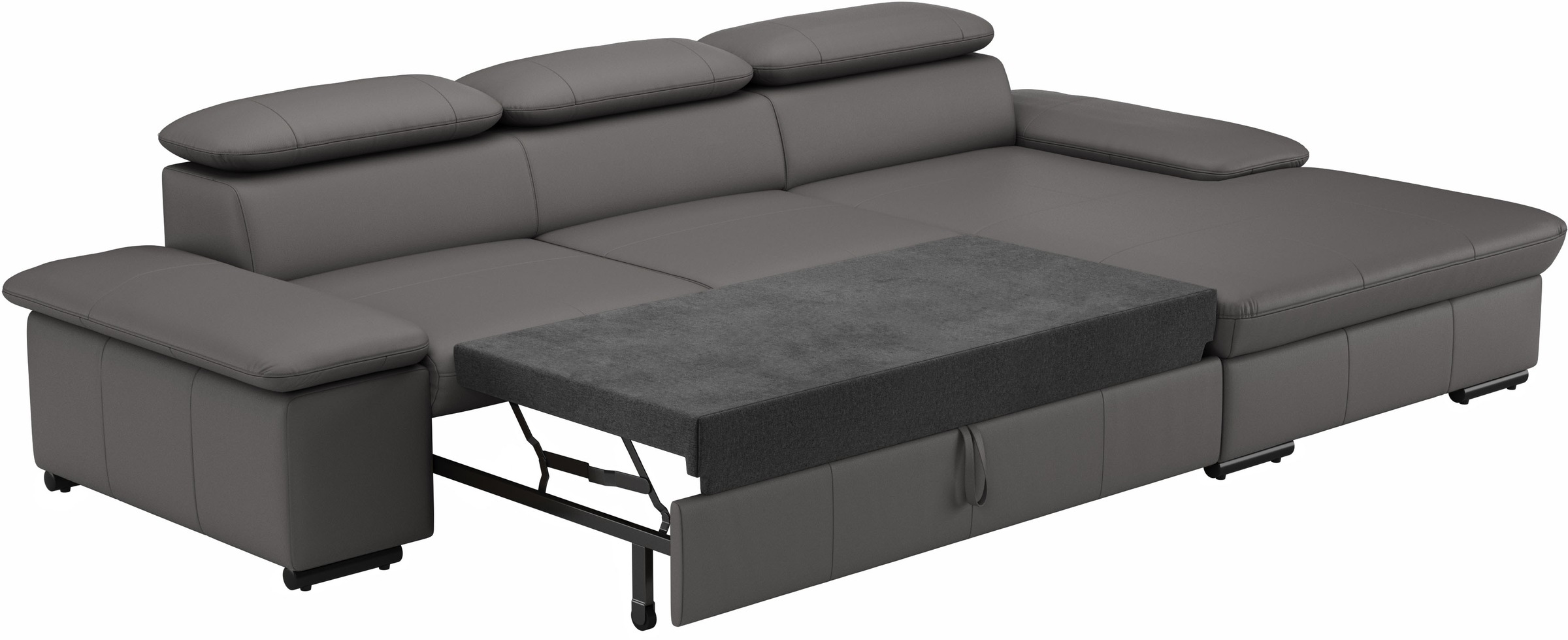 sit&more Ecksofa »Alcudia L-Form«, wahlweise mit Bettfunktion
