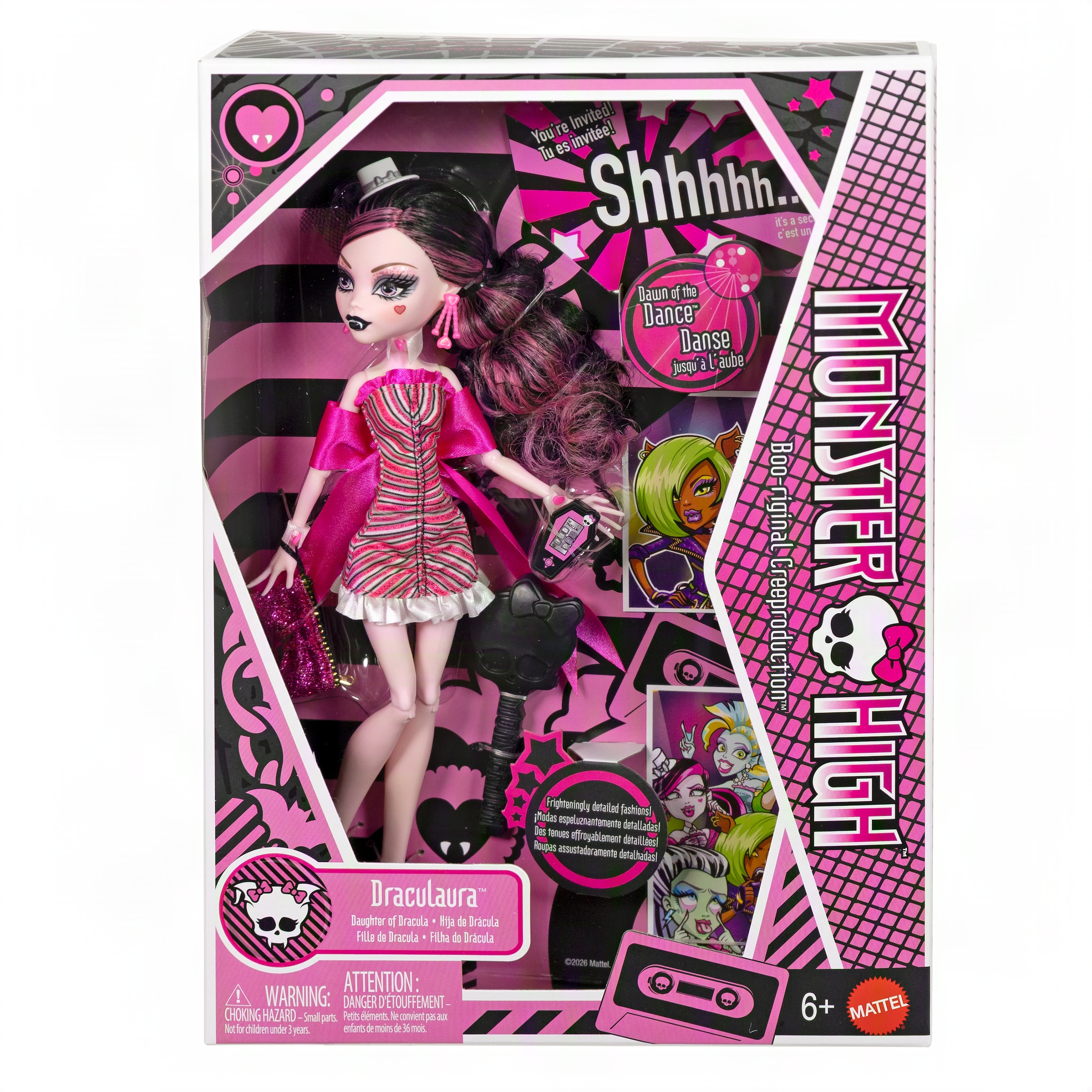 MonsterHigh™ Anziehpuppe »Mitternachtsparty Puppe, Draculaura«