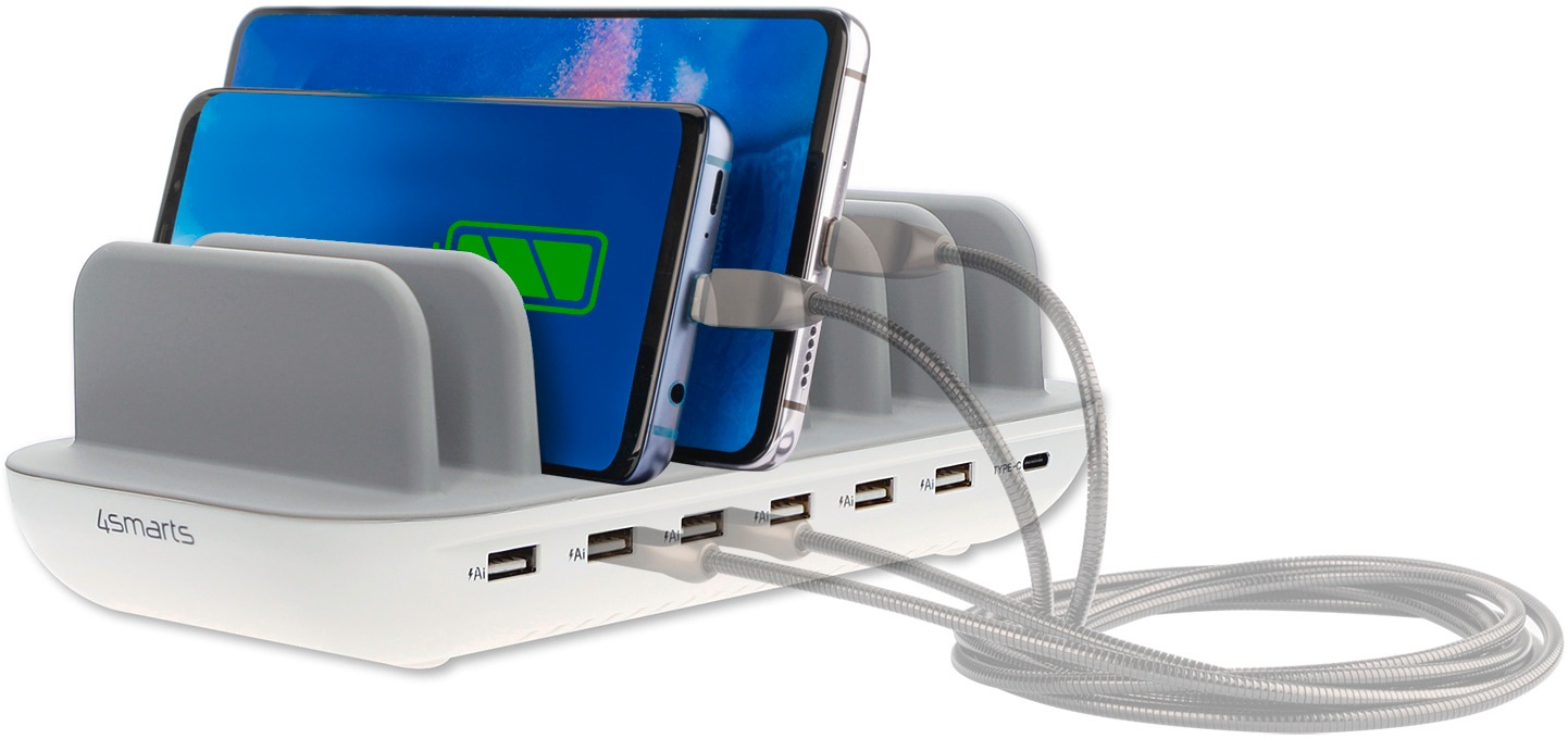 4smarts USB-Ladegerät »Charging Station Office 60W«
