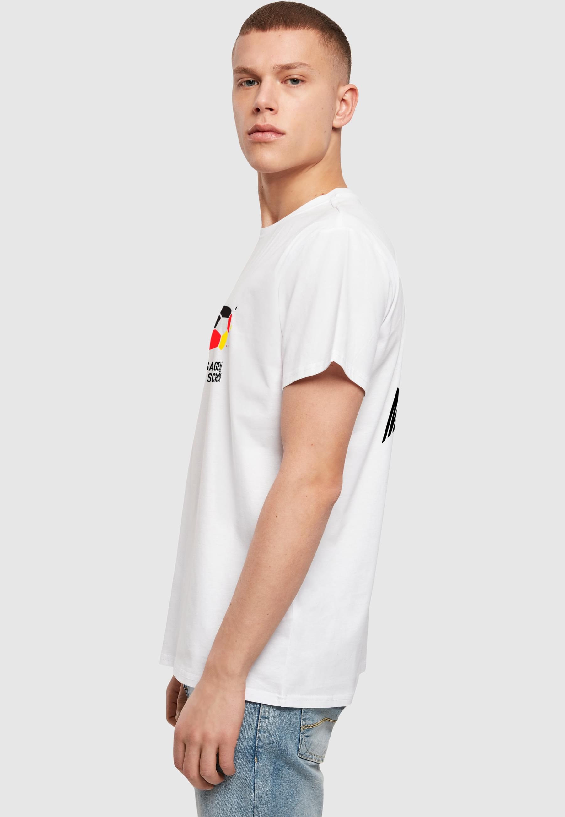 Merchcode T-Shirt »Merchcode Die Flippers - Wir Feiern Die Mannschaft Basic T-Shirt«, (1 tlg.)