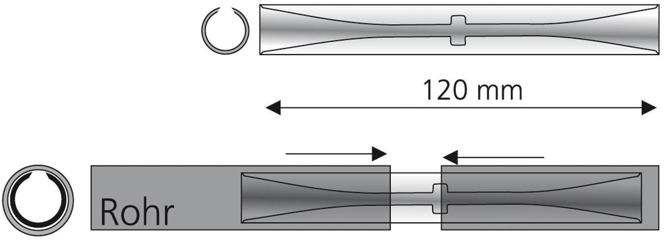 Liedeco Verbinder, | St.), mm (1 16 Ø kaufen für Rohre BAUR