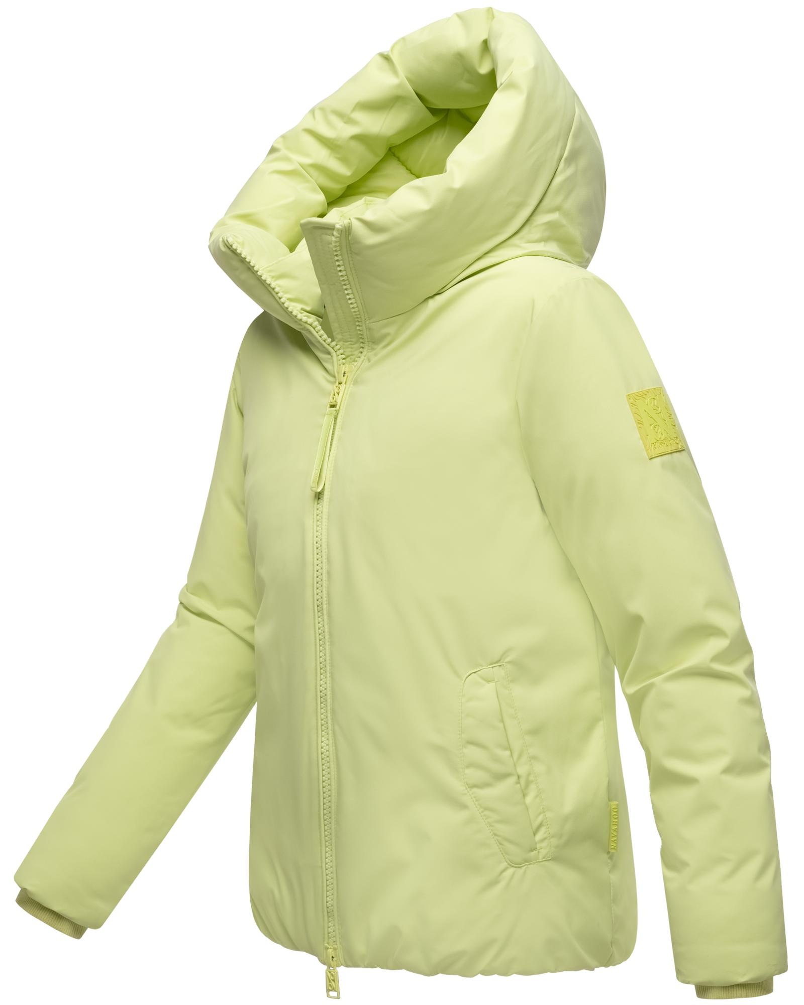 Navahoo Winterjacke »Blütenlicht 14«, mit Kapuze, Warme Damenjacke mit hohem Kragen