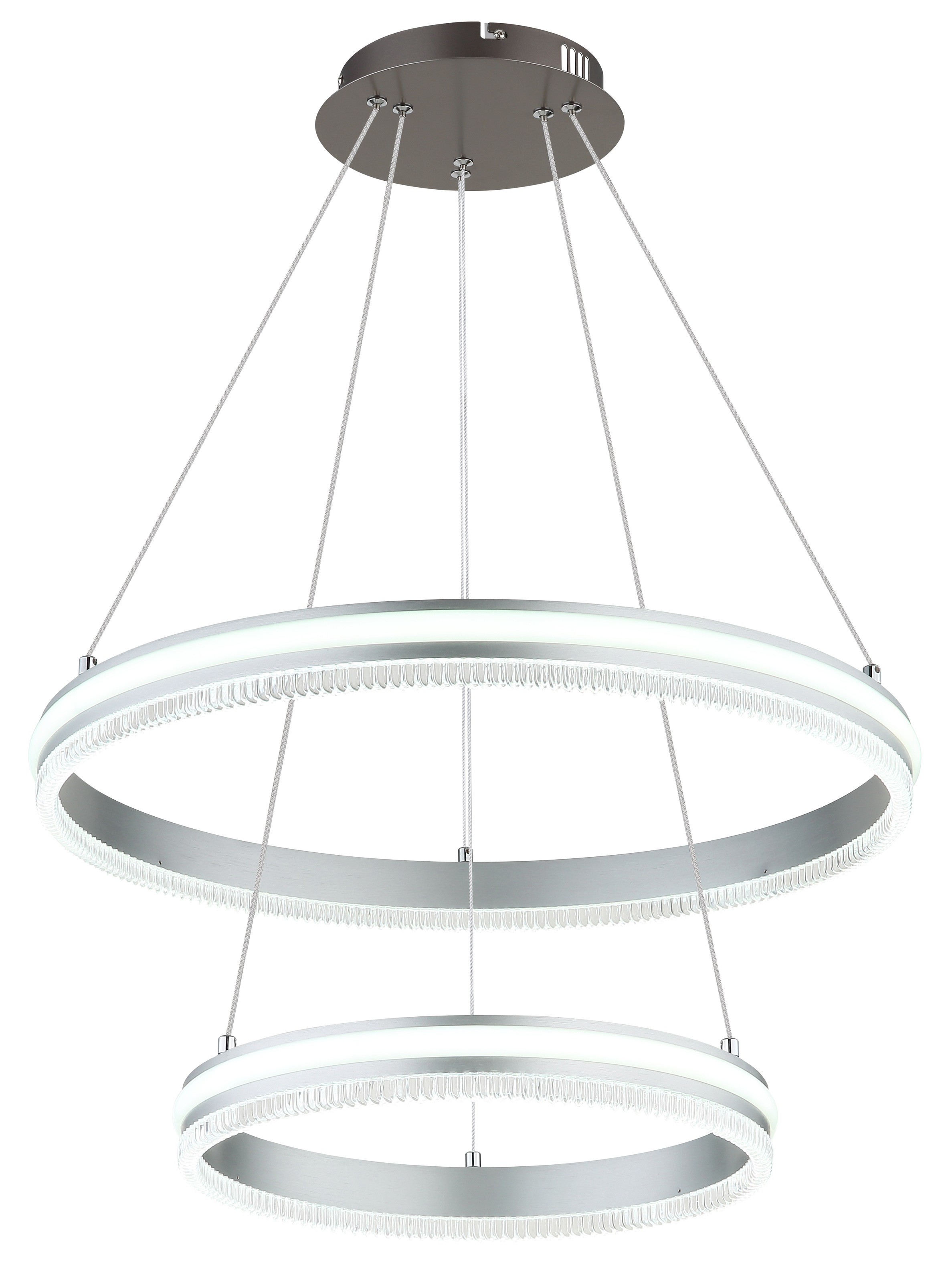 GLOBO LIGHTING Hängeleuchte »FRANCINE« LED-Modul 1 Stk. Smarte LED-Hängeleuchte, dimmbar, Fernbedienung, modern