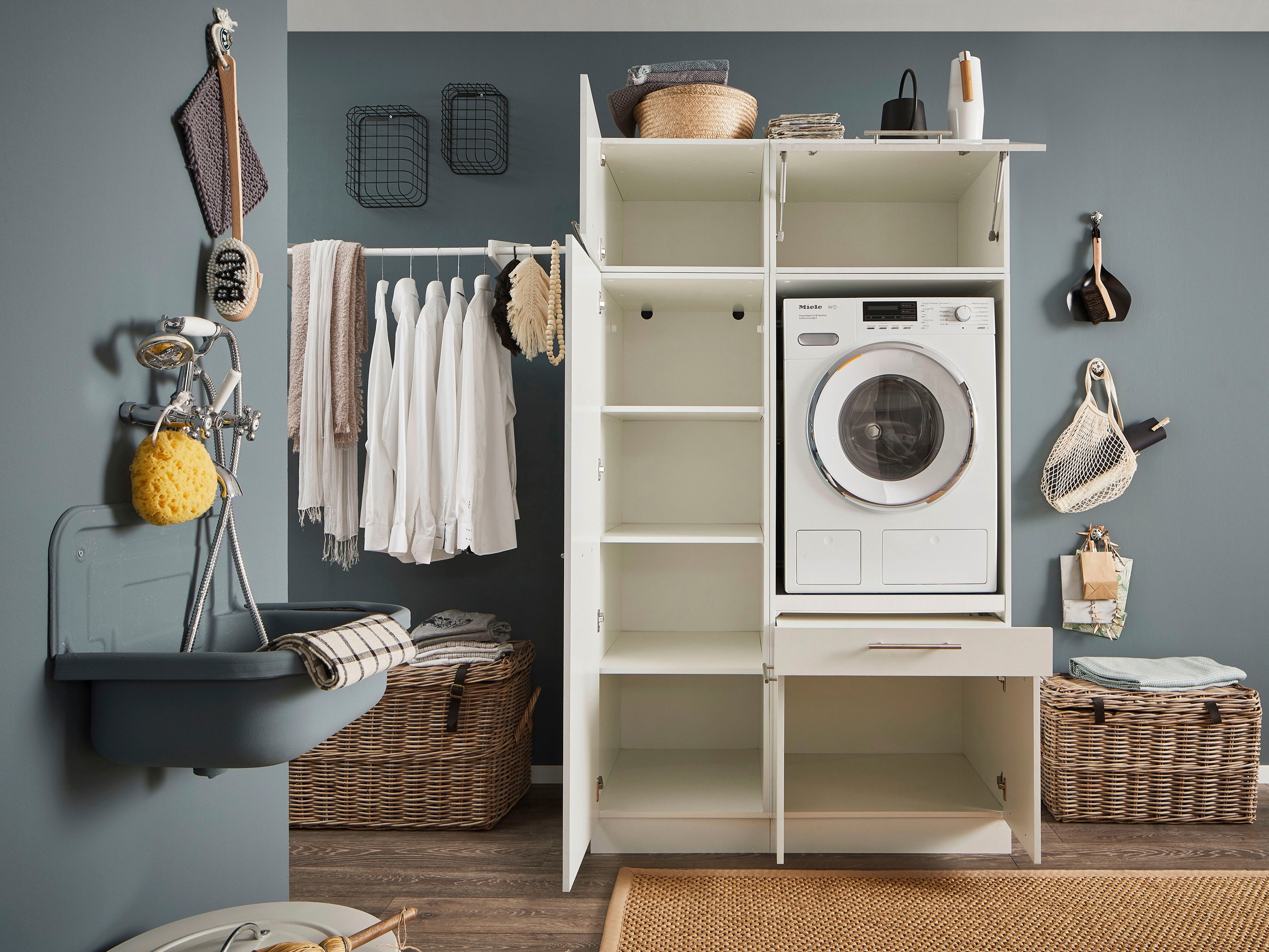Laundreezy Mehrzweckschrank-Set LAUNDREEZY LDSK7, Breite 117,5 günstig online kaufen