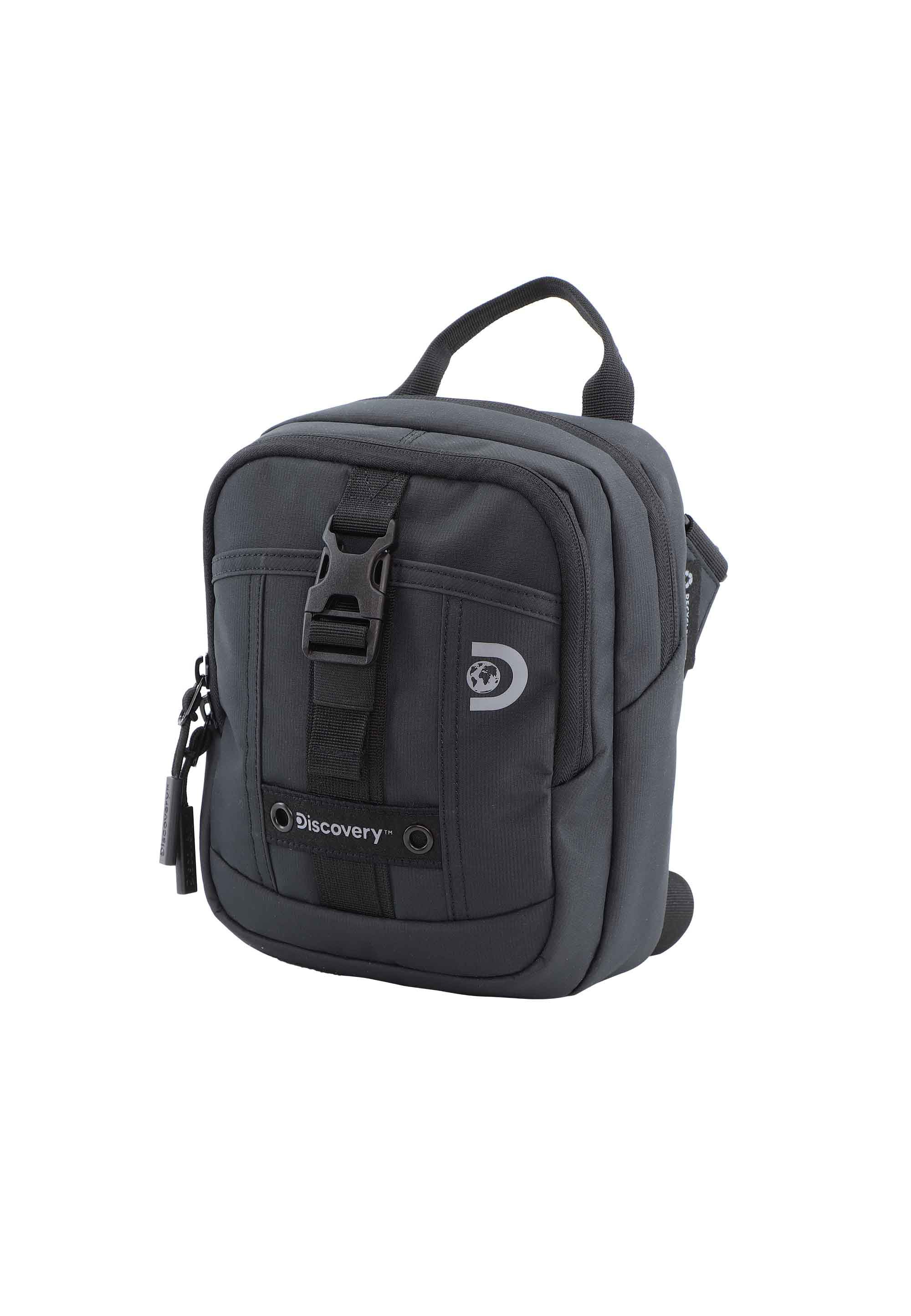 Discovery Schultertasche »Shield«, Hergestellt aus robustem rPet Polyester-Material