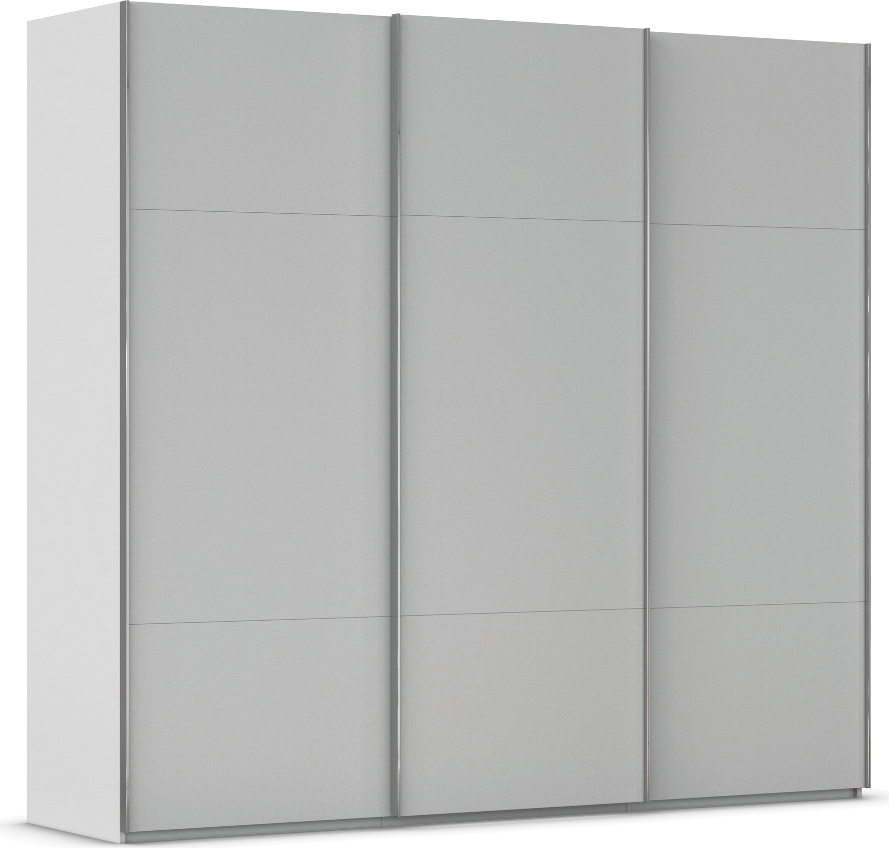 rauch Schwebetürenschrank "Kleiderschrank Schrank Garderobe Schlafzimmerschrank CONTIDO" 3 verschiedene Ausstattungen BASIC/CLASSIC/PREMIUM, aus hochwertigem Material in 6 Breiten 2 Griff-Farben MADE IN GERMANY