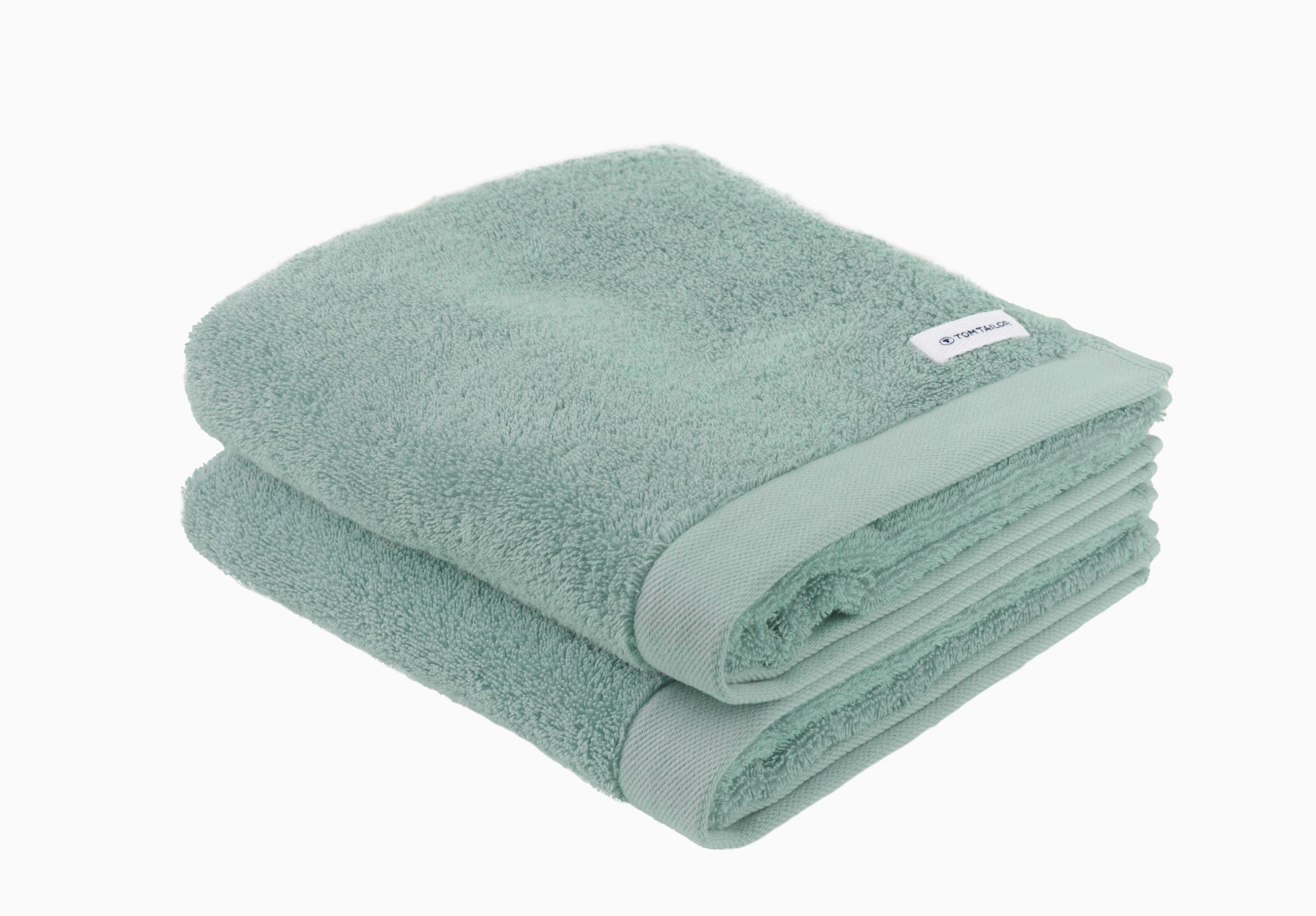 TOM TAILOR HOME Handtuch "COLOR BATH" 100% Baumwolle, 50x100 cm, uni, große Farbauswahl