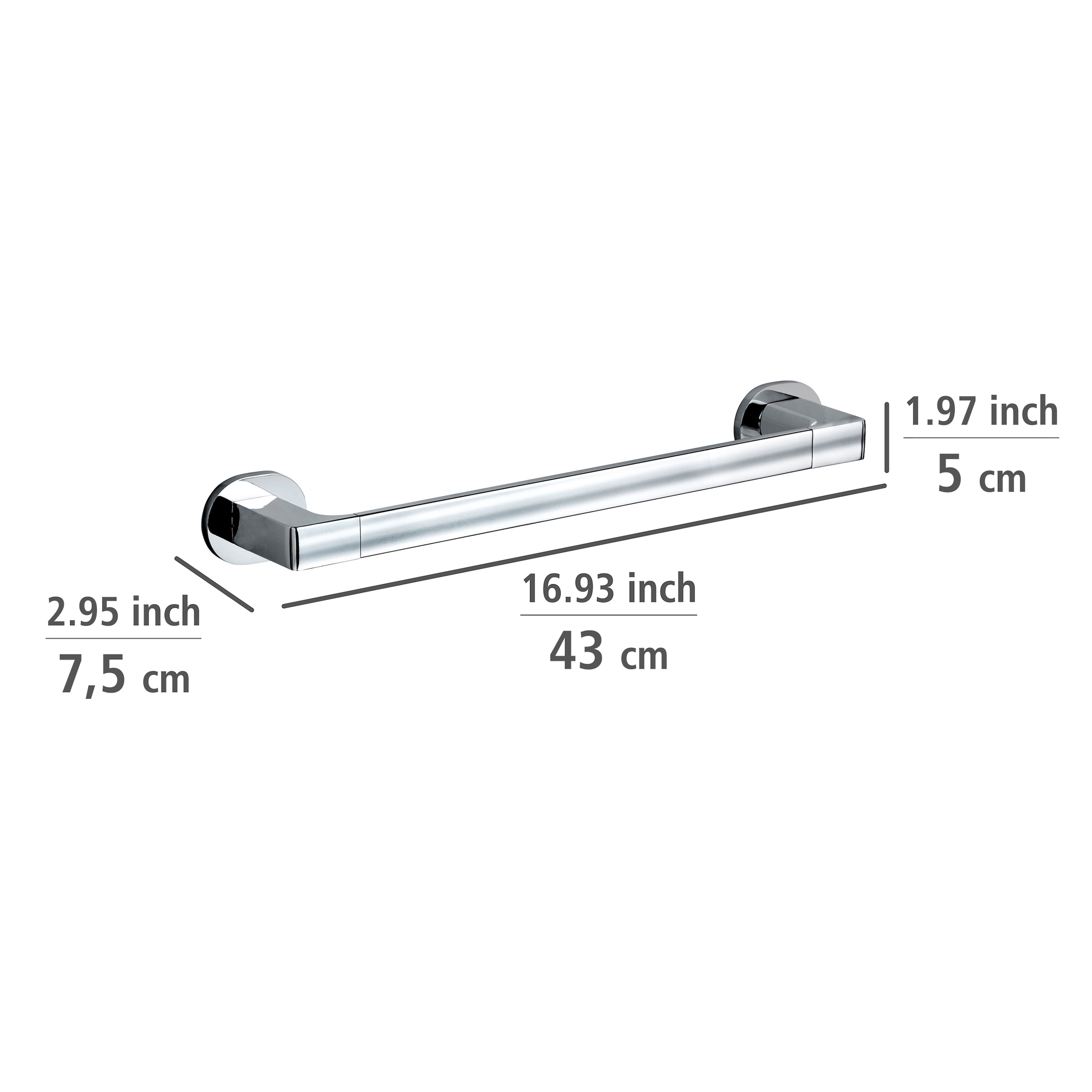 WENKO Handtuchstange »UV-Loc® Maribor«, befestigen ohne Bohren