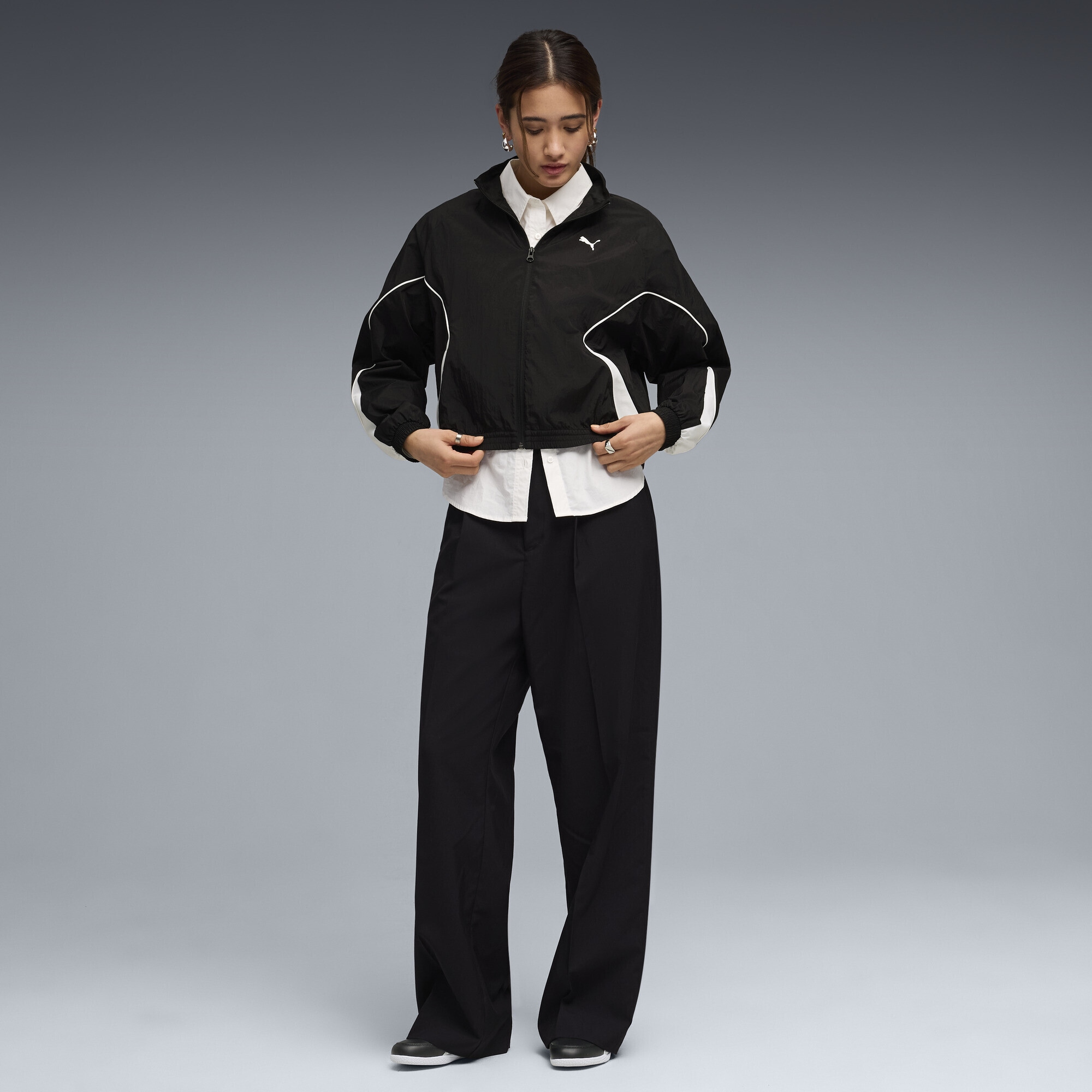 PUMA Trainingsjacke »PUMA Sport Relaxed Jacke mit Reißverschluss Damen«