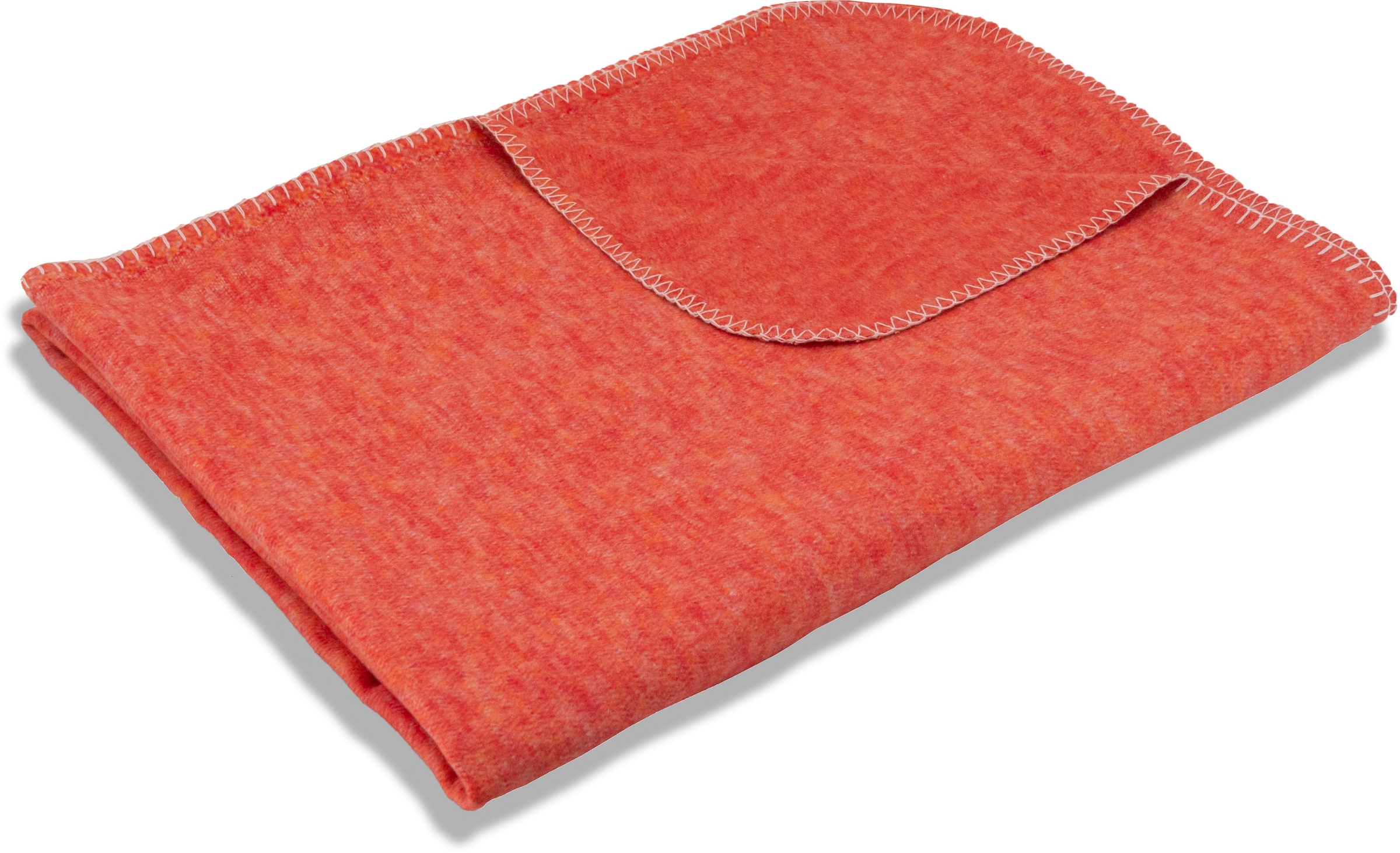SETEX Wohndecke "Kuscheldecke" mit Ziernaht in Melange-Optik, Kuscheldecke