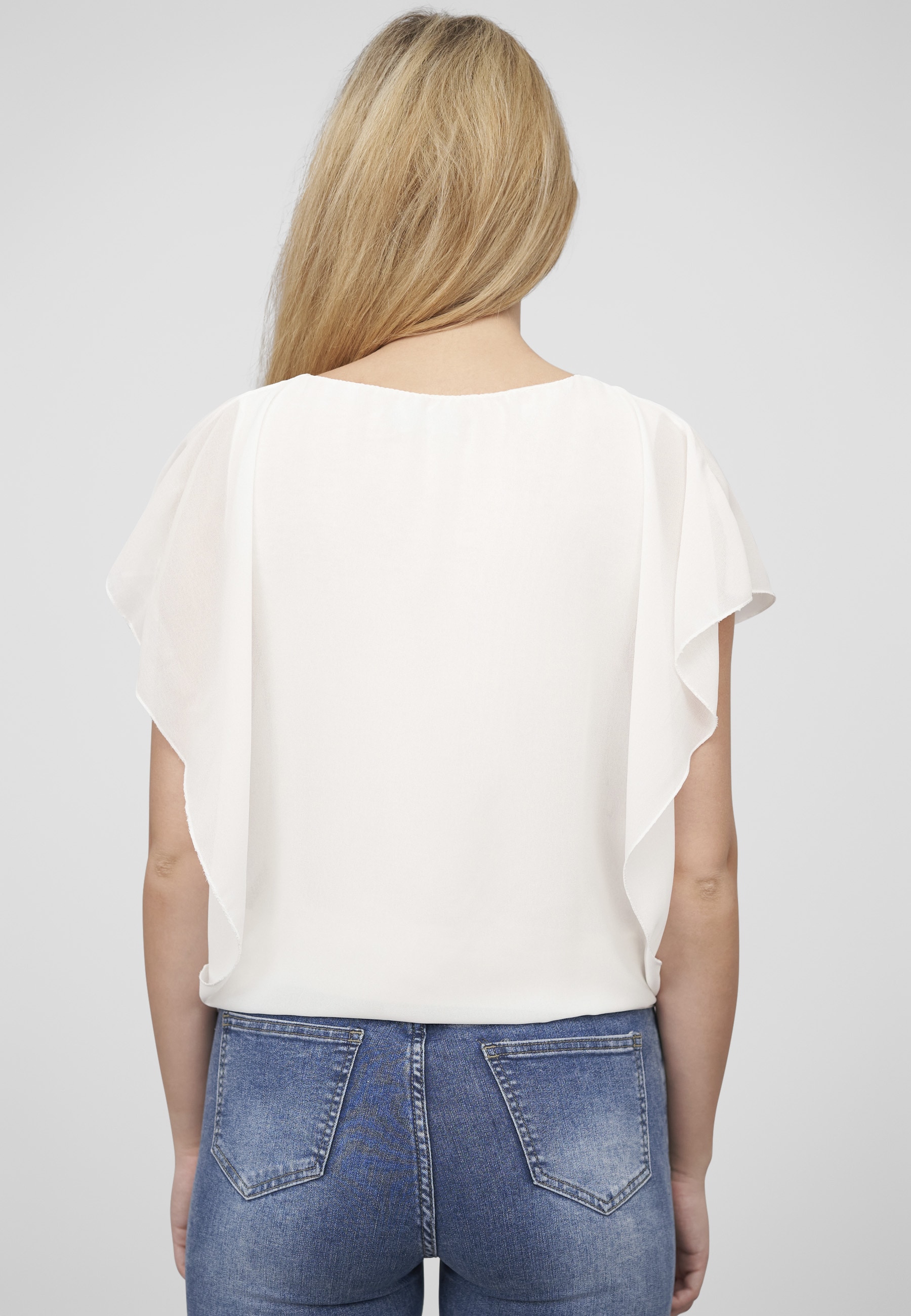 CLOUD 5IVE T-Shirt »CLOUD 5IVE Cloud5ive Damen Shirt Chiffon Top Fledermausärmel« 1