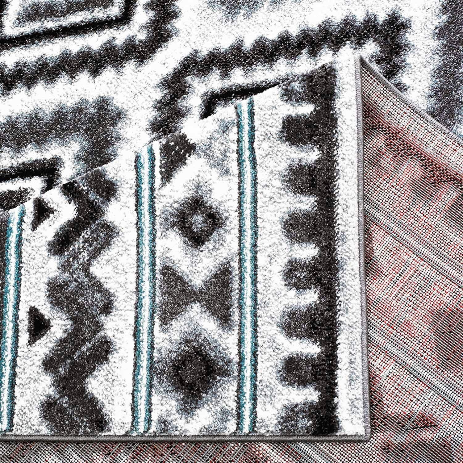 Carpet City Moda 1129 Teppich Blau 80x150cm 3