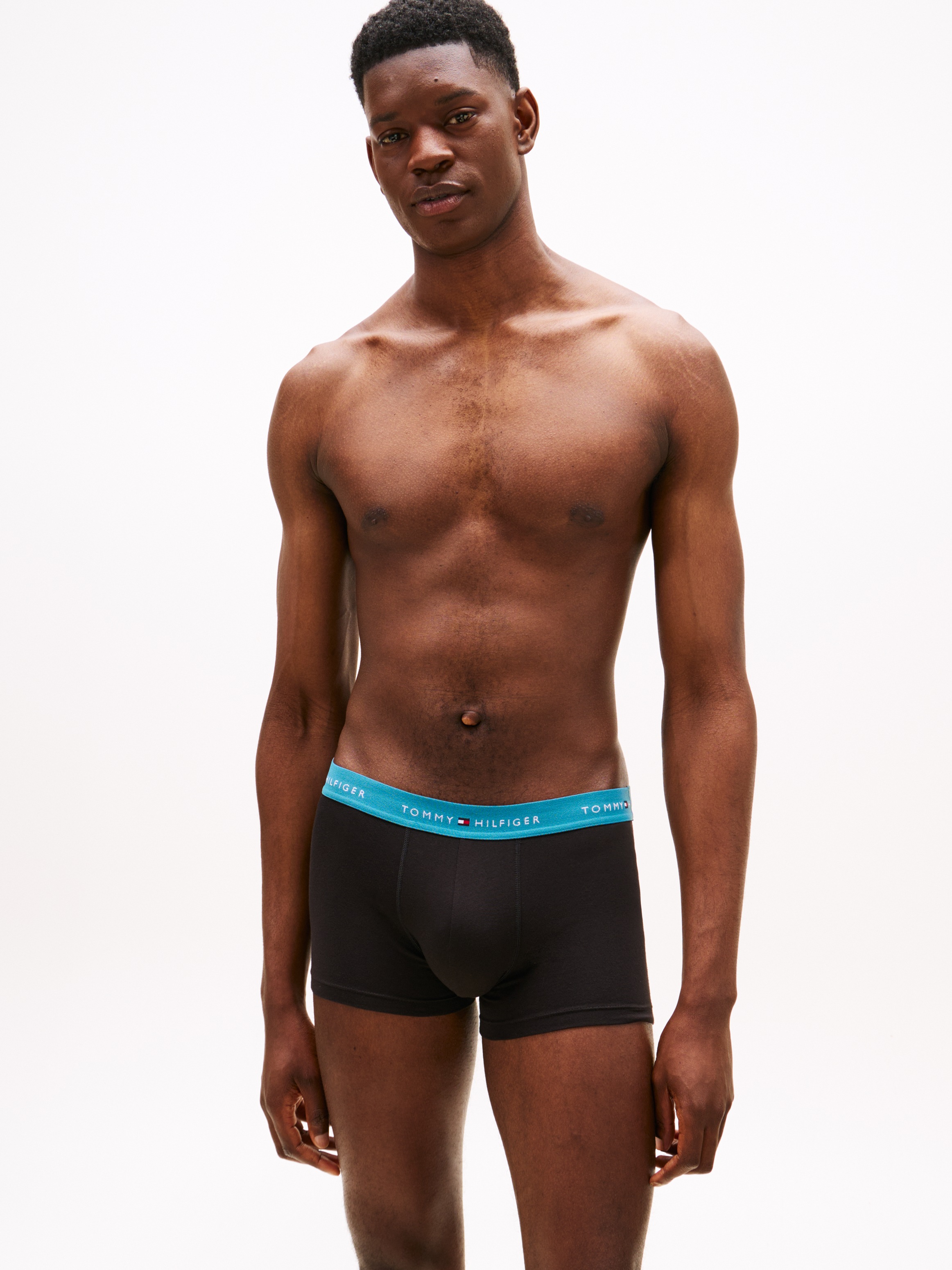 Thumbnail - Tommy Hilfiger Underwear Trunk "5P TRUNK WB" Packung, 5er, 5 Stk. mit Tommy Hilfiger Logo-Elastikbund, Signature Kollekt...