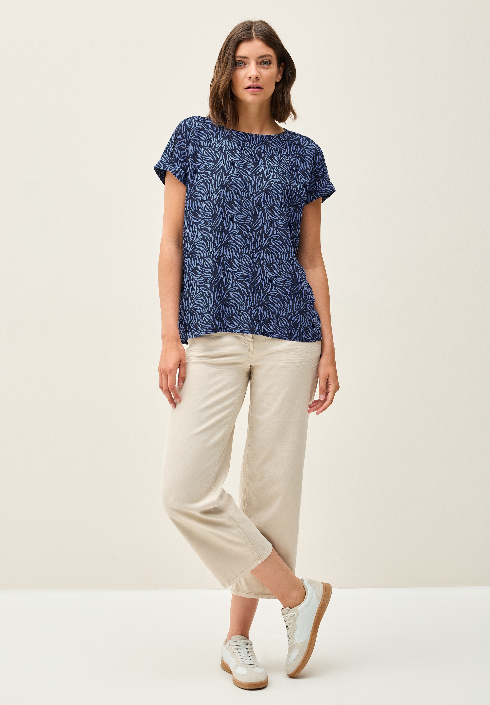 Thumbnail - Cecil Kurzarmbluse aus softer Viskose