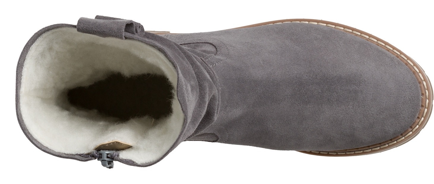 Tamaris Winterstiefelette, Blockabsatz, Winterboots, Stiefelette mit Duo Tex-Ausstattung