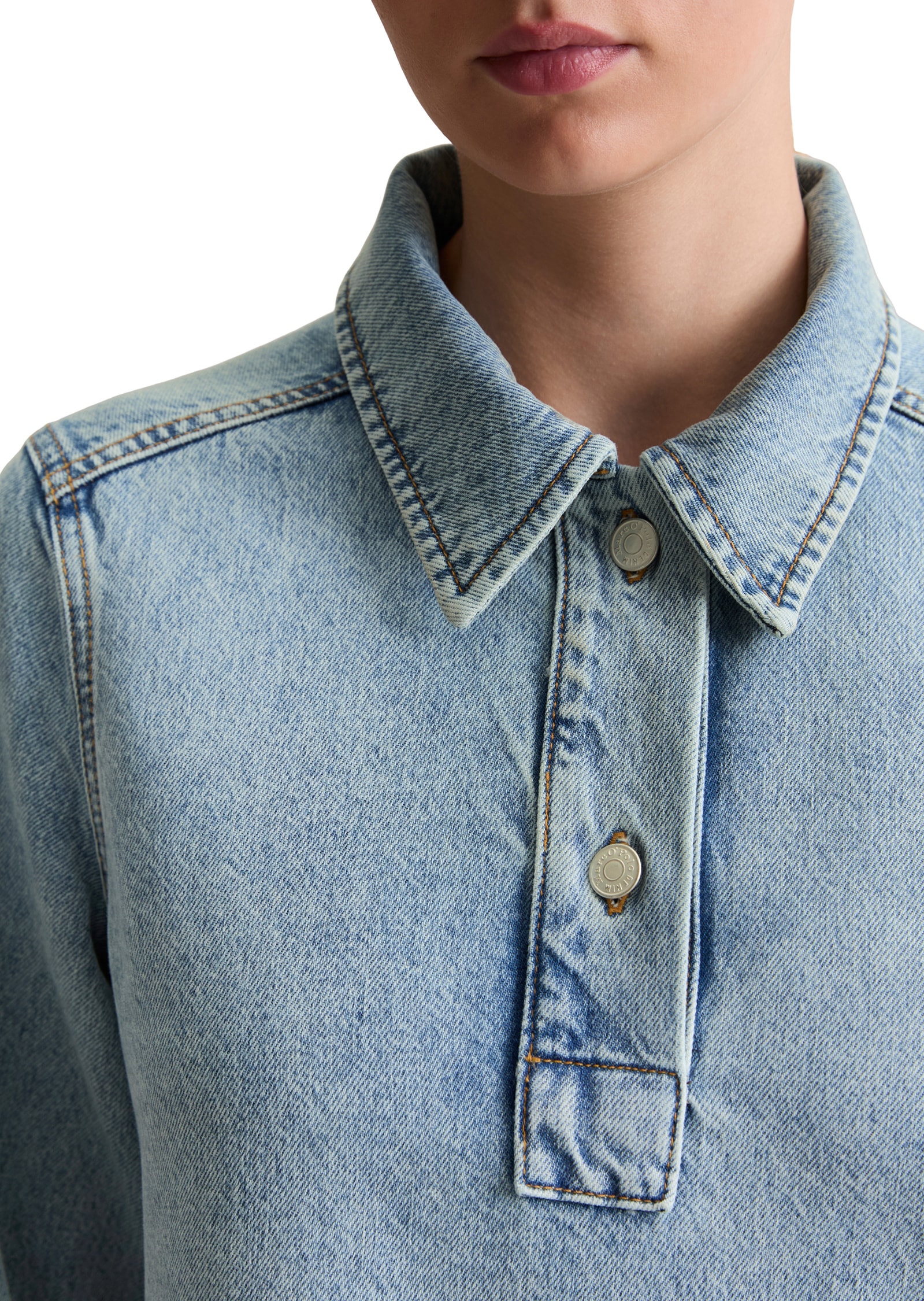 Marc O'Polo DENIM Jeanskleid »aus Rigid Denim«
