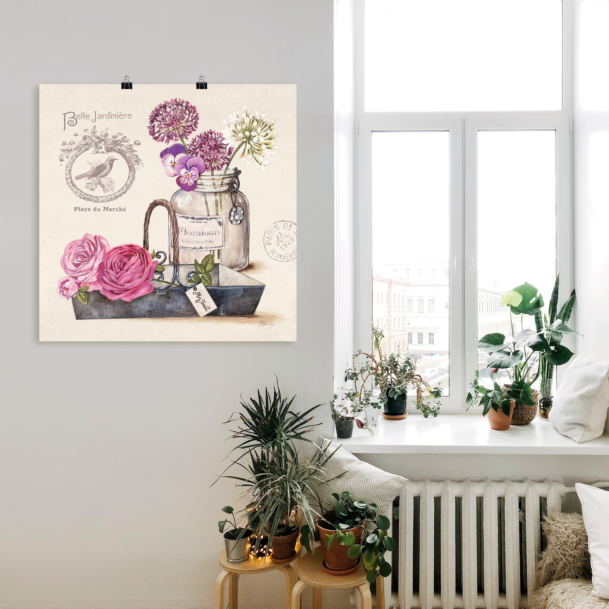 Artland Wandbild "Blumenstrauß IV", Arrangements, (1 St.), als Leinwandbild günstig online kaufen