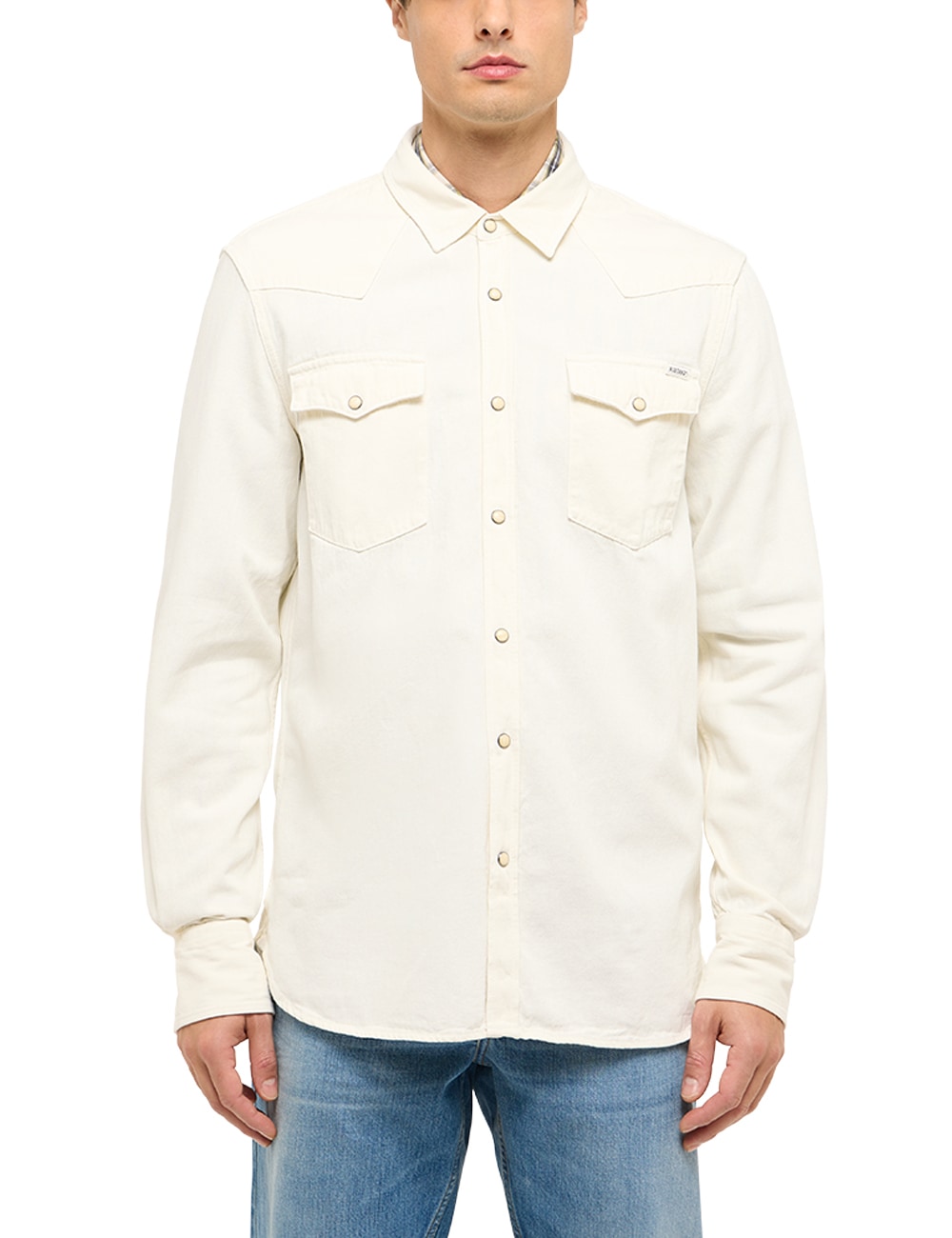 MUSTANG Langarmhemd "Herren Style Duver" günstig online kaufen