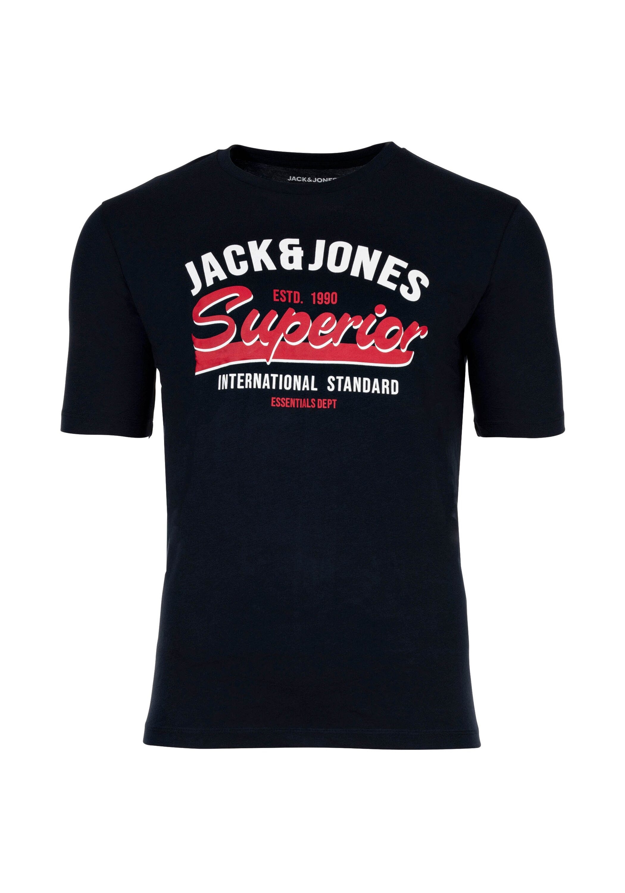 Jack & Jones T-Shirt »T-Shirt JJLEOGRA TEE CREW NECK 5PK 5er Pack«