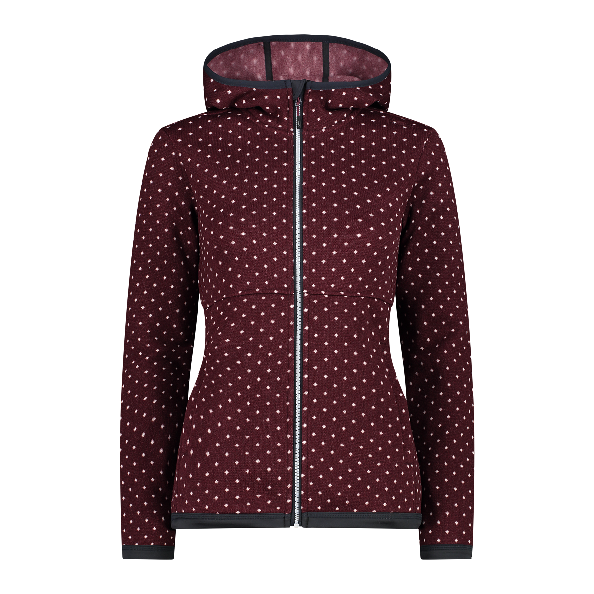 CMP Strickfleecejacke "WOMAN JACKET FIX HOOD", mit Kapuze günstig online kaufen