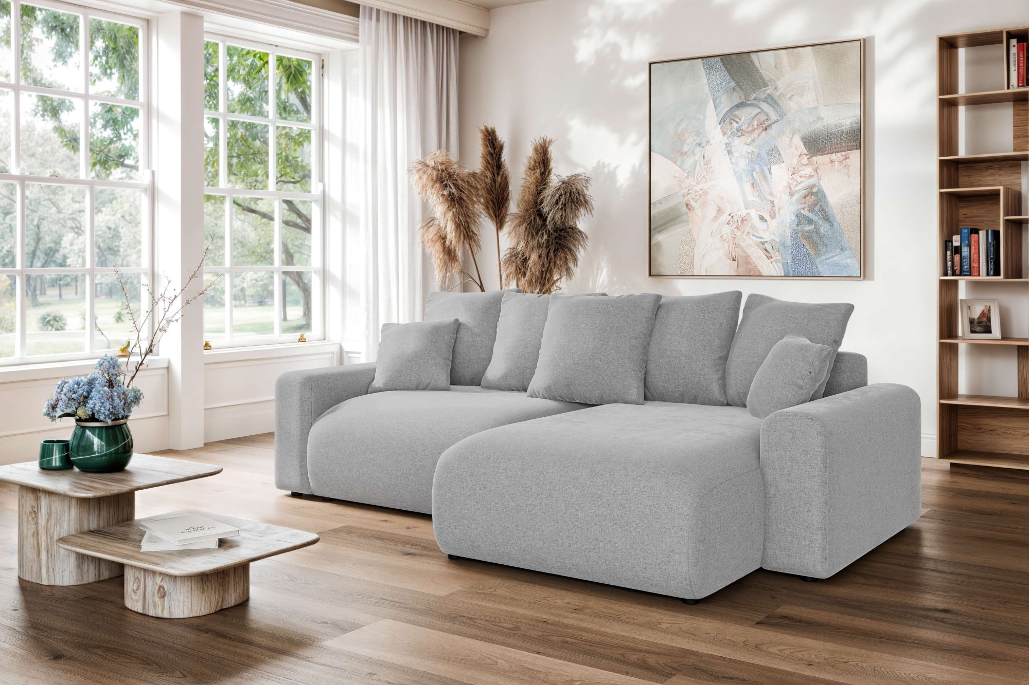 Home affaire Ecksofa "LAKESIDE klein mit Bettfunktion und Bettkasten, B/T/H günstig online kaufen