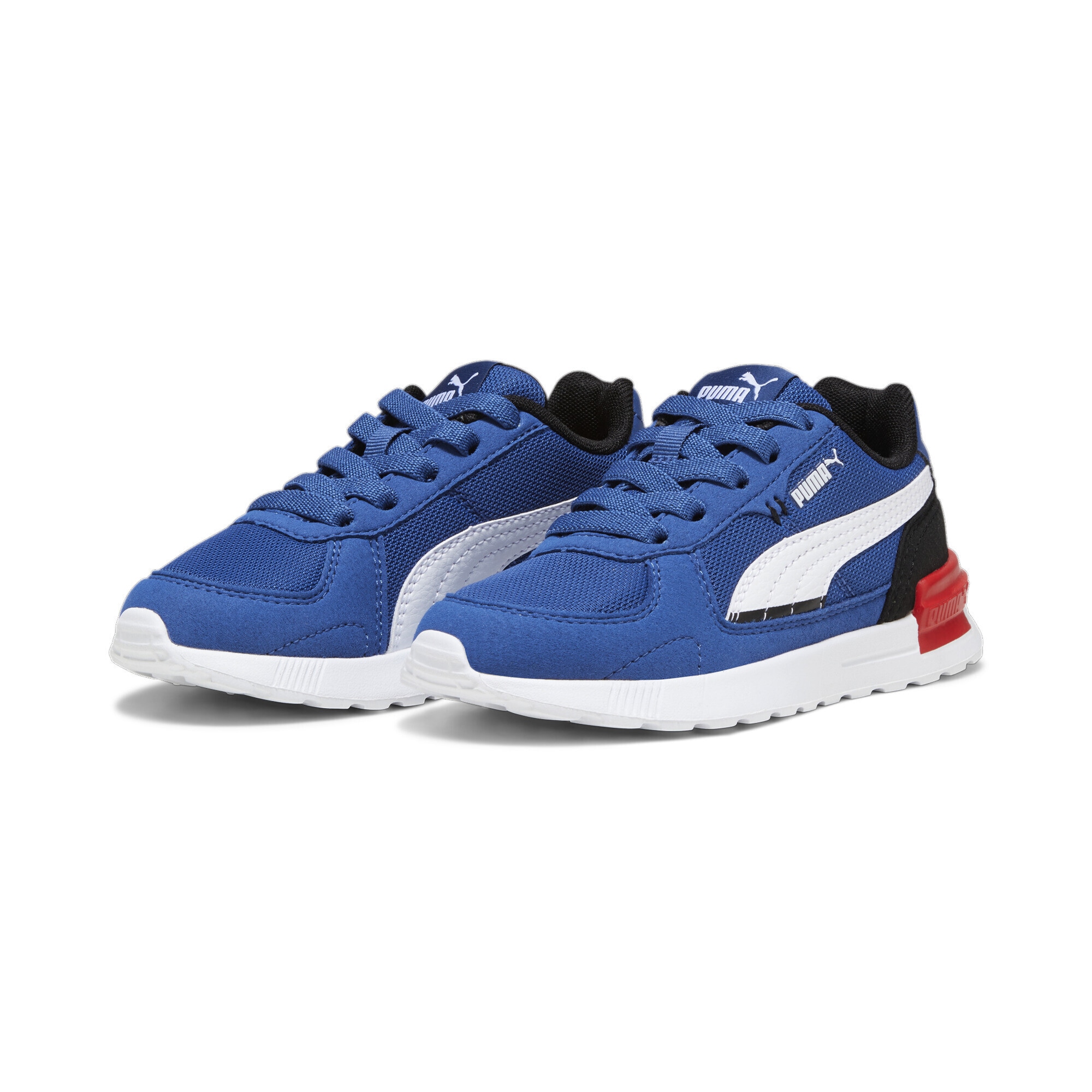 PUMA Jungen Sneaker "Graviton Sneakers Jugendliche", Gr. 34, blau, Obermaterial: Textil, Synthetik; Futter: Textil; Innensohle: Textil; Laufsohle: