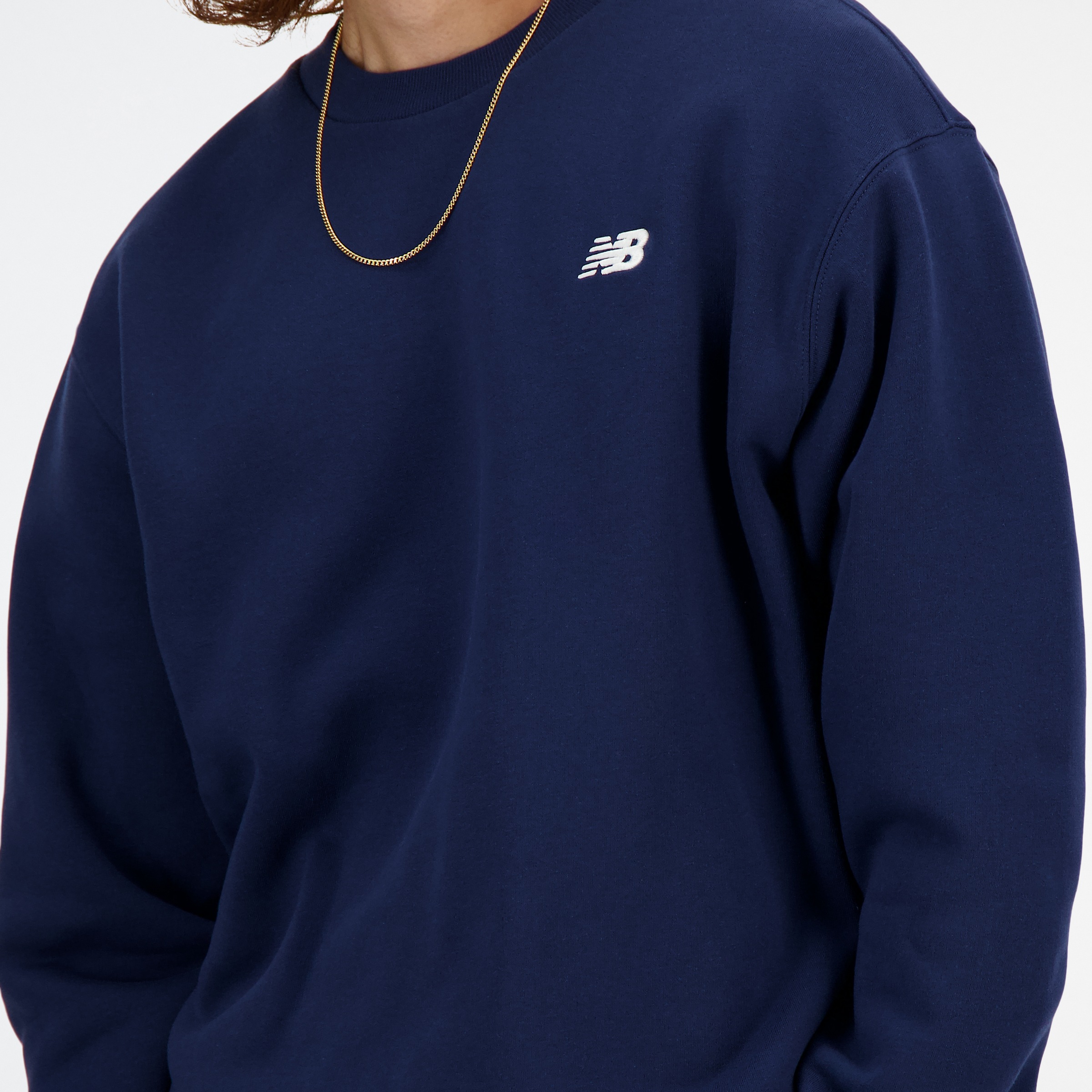 New Balance Sport Essentials Sweatshirt Navy M 3