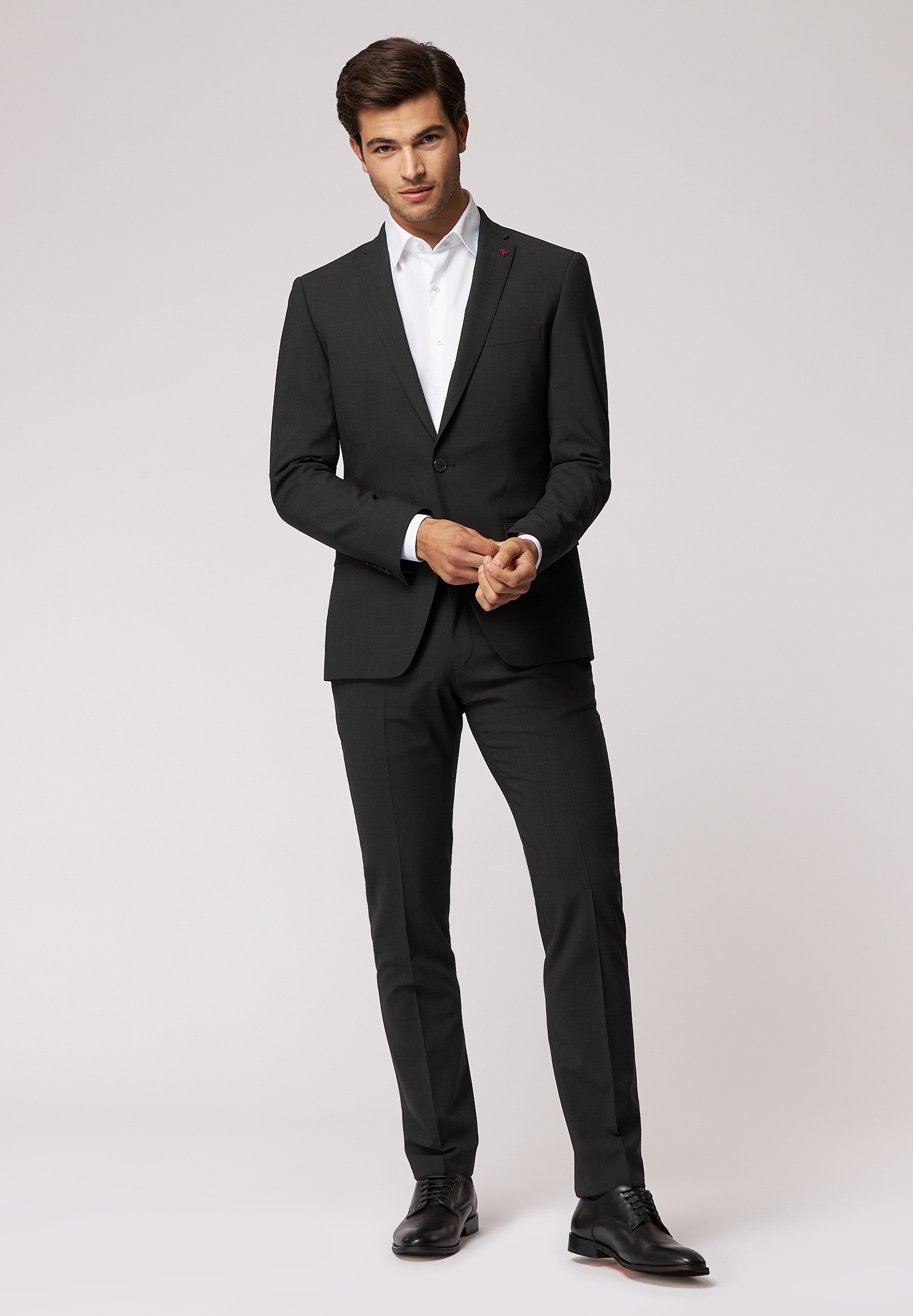 Roy Robson Hosenanzug "Anzug, Hochwertige Schurwolle, Slim Fit" günstig online kaufen