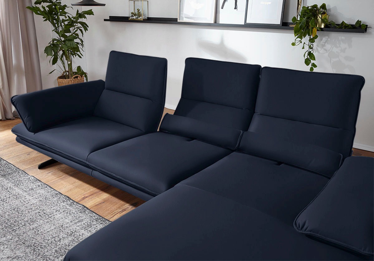 W.SCHILLIG Ecksofa "broadway, Designsofa mit tollem Sitzkomfort", Sitztiefe günstig online kaufen