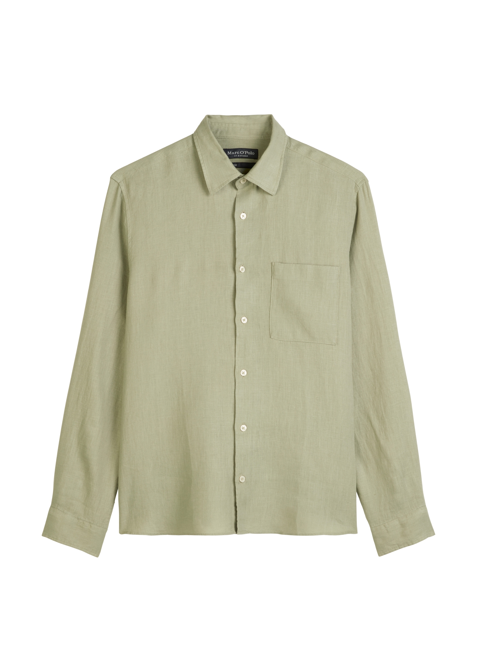 Marc O'Polo Leinenhemd, im klassisch cleanen Look