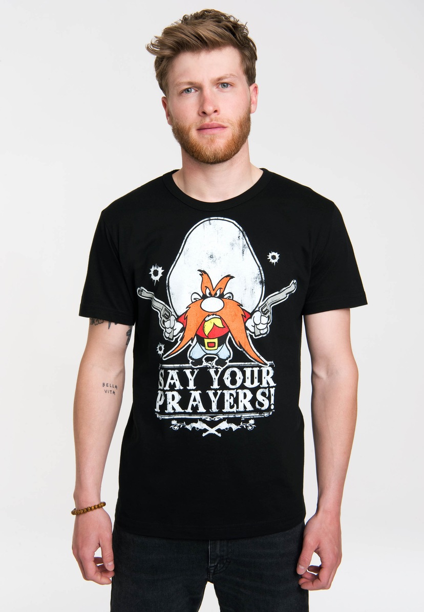 LOGOSHIRT T-Shirt »Looney ▷ Your Tunes Yosemite - Print coolem Say mit - Prayers«, Sam BAUR | bestellen