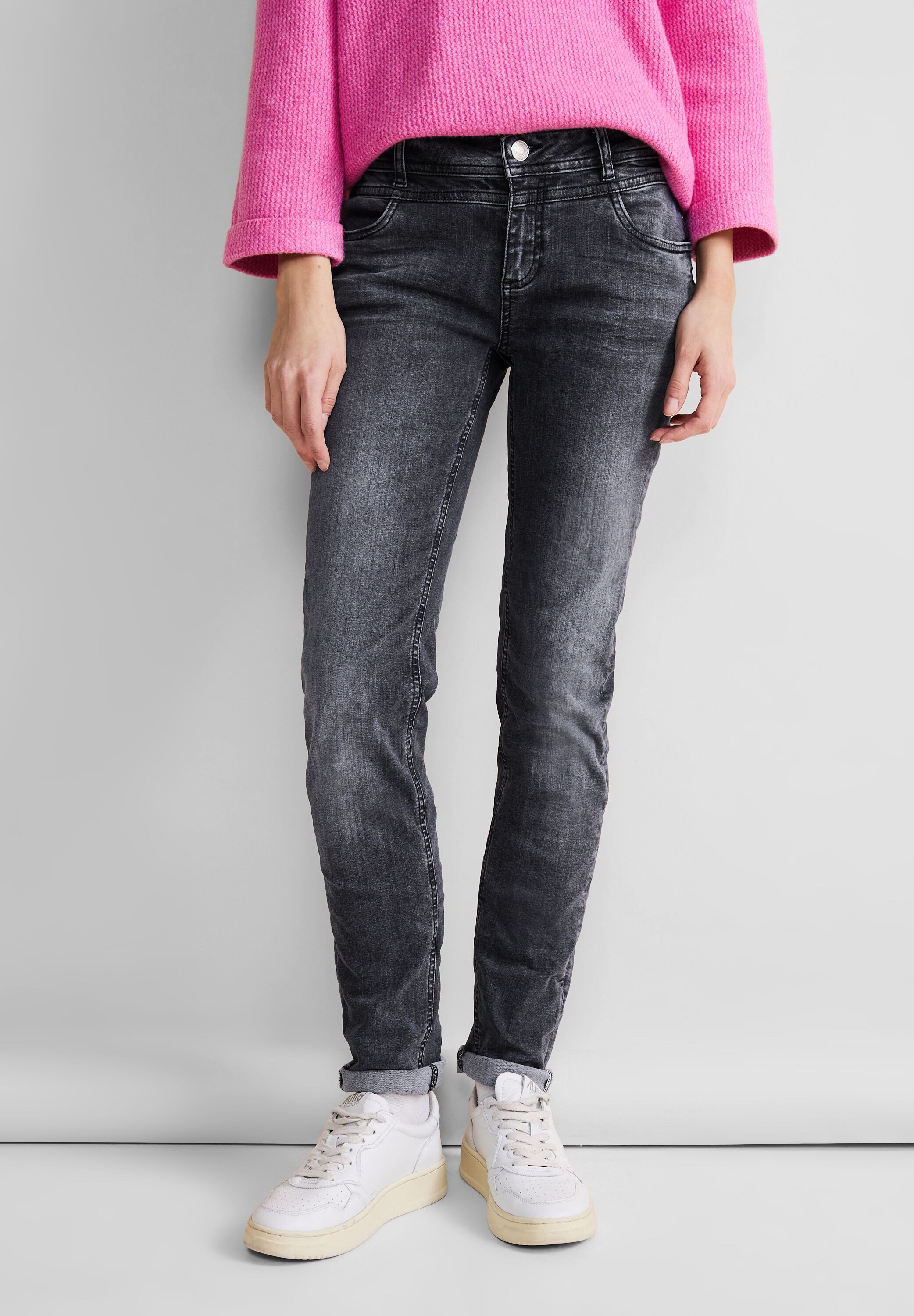 STREET ONE Gerade Jeans, Middle Waist günstig online kaufen