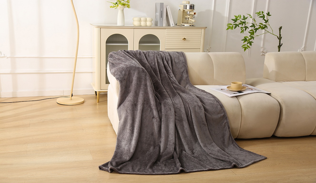 Thumbnail - my home Wohndecke "Tianna" weiche Kuscheldecke, 150x200 cm