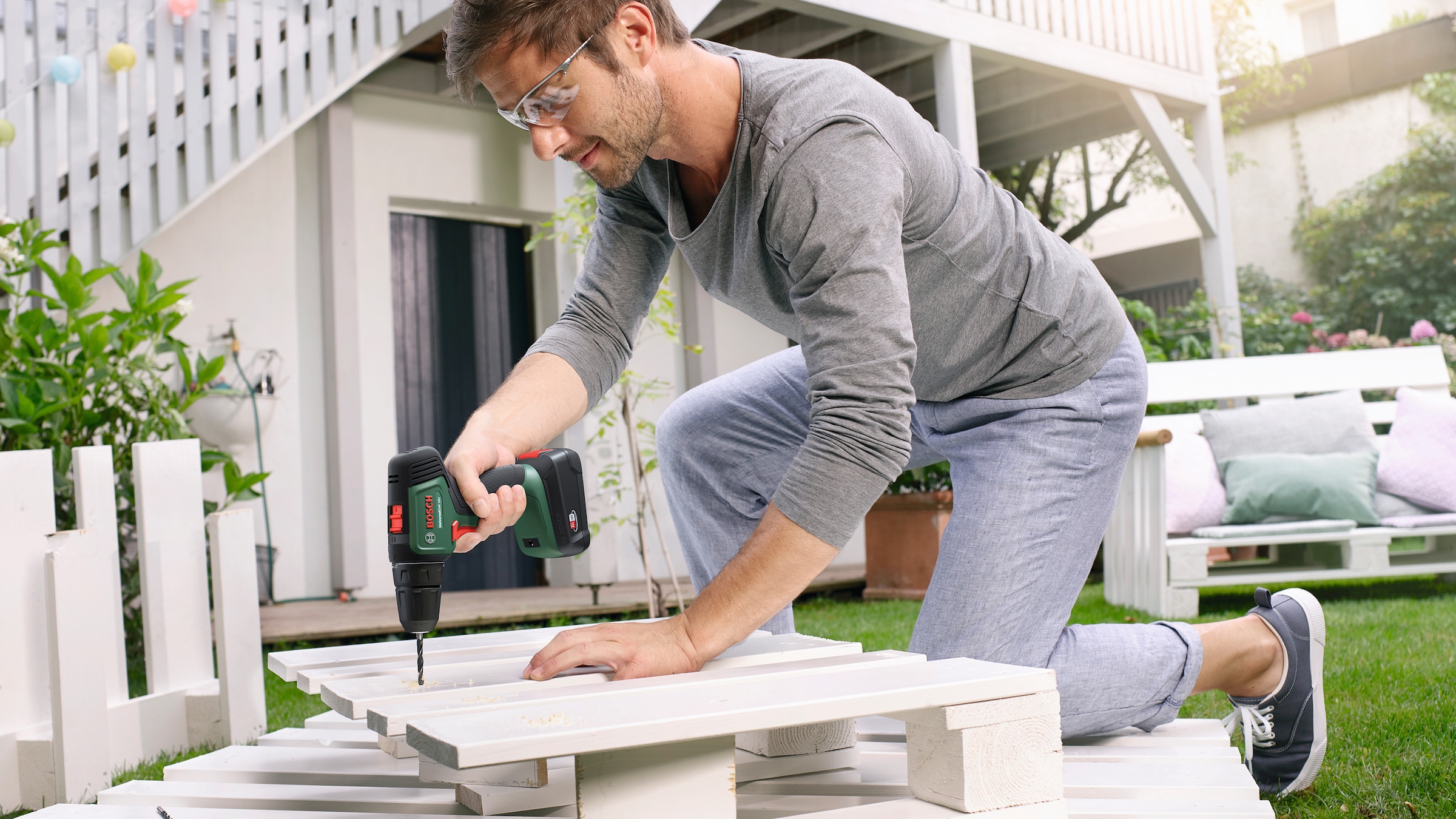 Bosch Home & Garden Akku-Schrauber »UniversalDrill 18V«, ohne Akku und Ladegerät
